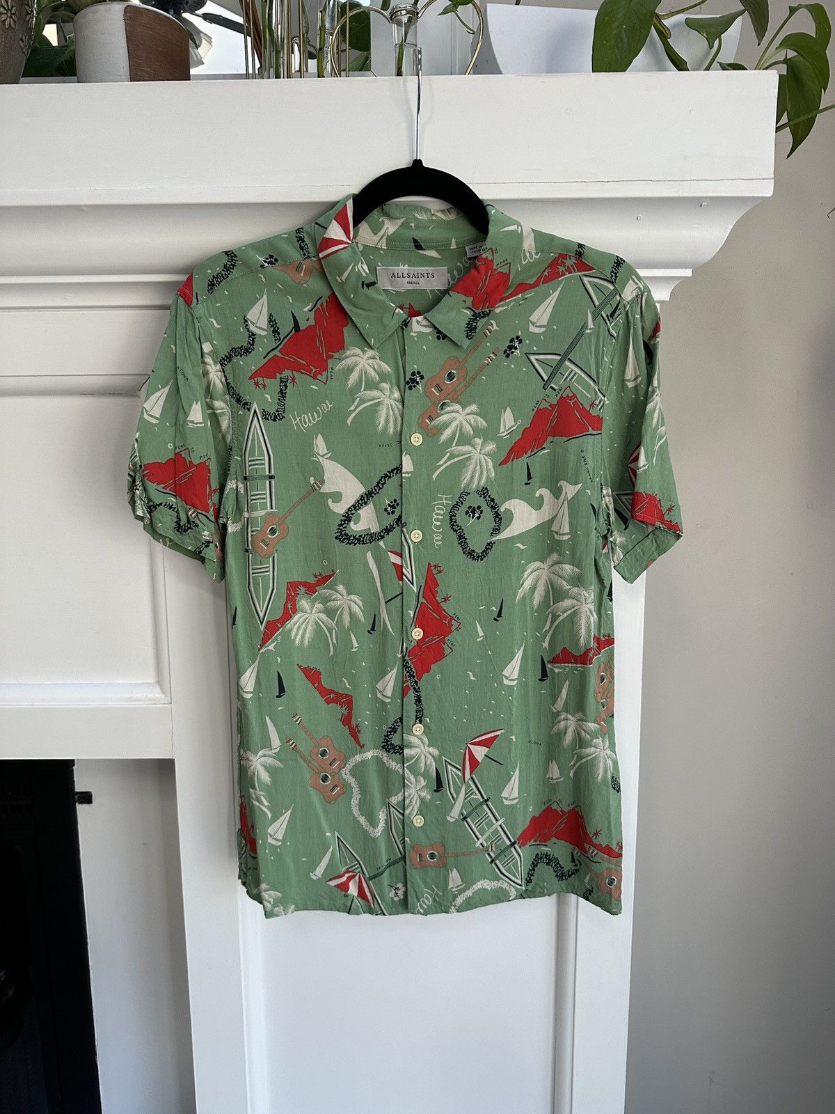 Allsaints Ulua SS Shirt Size US S / EU 44-46 / 1 - 1 Thumbnail