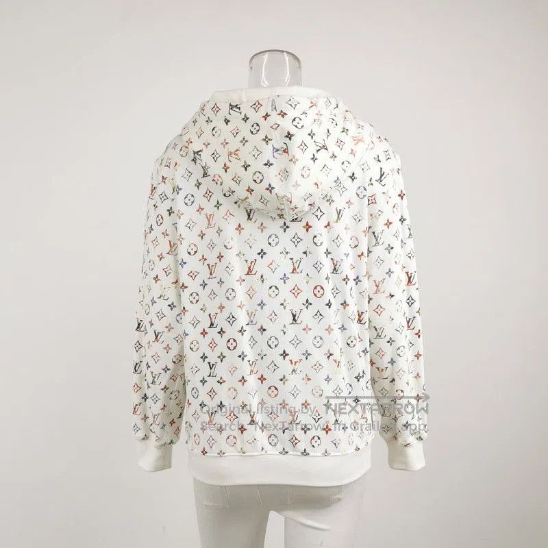 Louis Vuitton Louis Vuitton Cotton Logo Hoodie in Cream. Size US XS / EU 42 / 0 - 3 Thumbnail