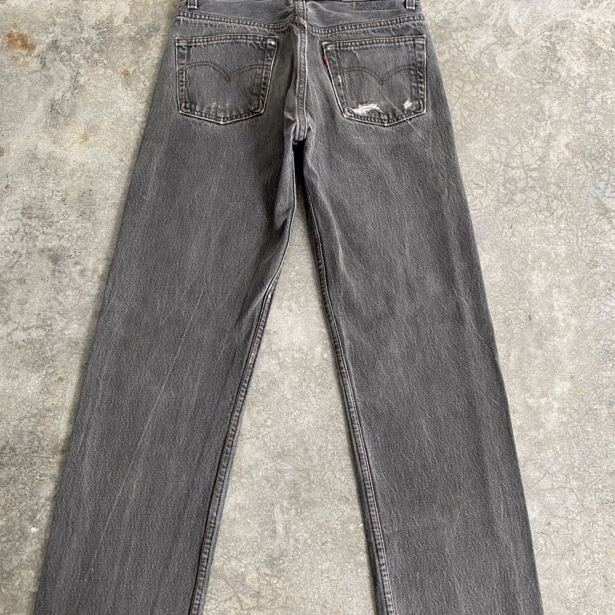 Levi's Size 29x31 Vintage 1990 Levis 501 Faded Black Denim Jeans Size US 29 - 13 Thumbnail