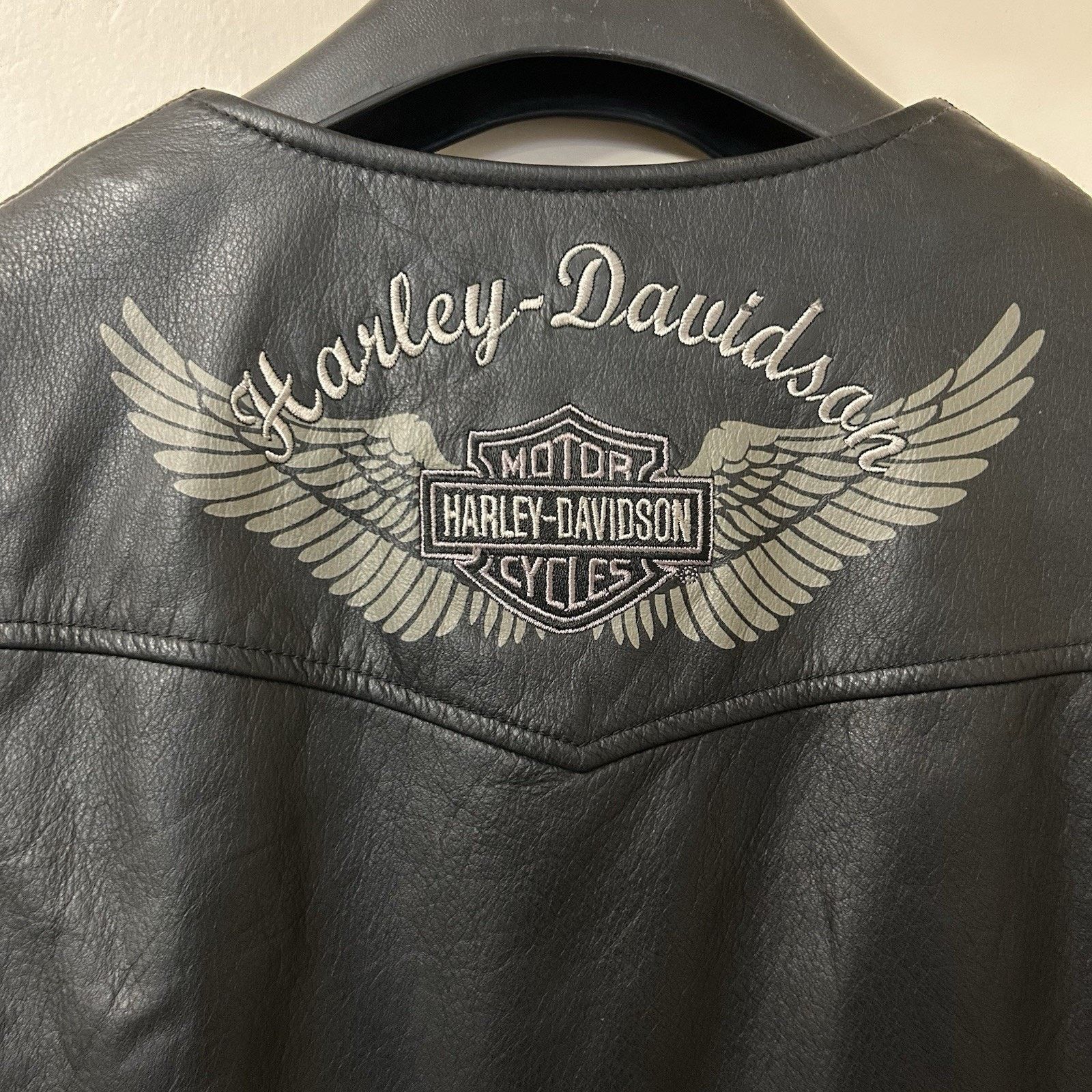 Harley Davidson Harley-Davidson Women's Vest Sz Large 98096-06VW - VTG Y2K Size L / US 10 / IT 46 - 15 Thumbnail