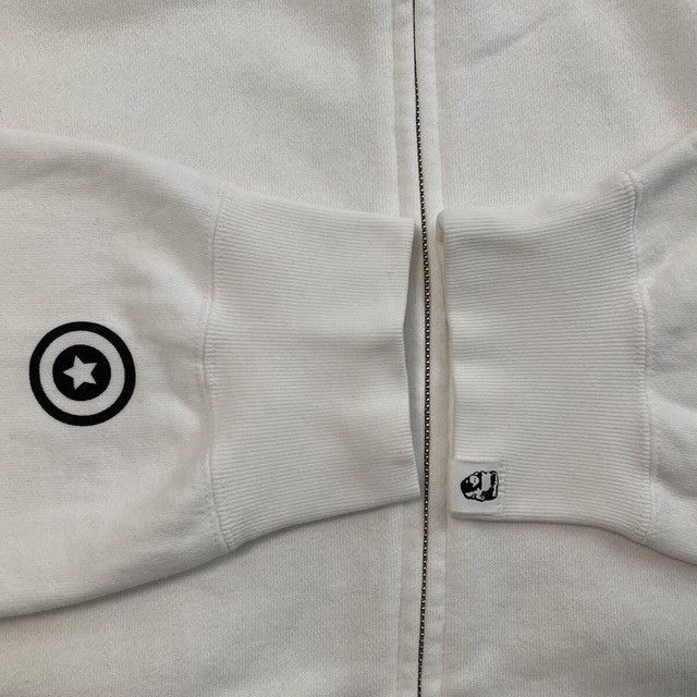 Bape BAPE White Camo Shark Full Zip Hoodie a bathing ape NIGO Size US XL / EU 56 / 4 - 8 Thumbnail