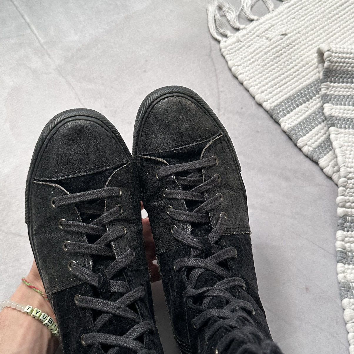 Adidas × Y's Japan Punk Yohji Yamamoto Style Boxing Biker Converse Vibe Size US 9.5 / EU 42-43 - 12 Thumbnail