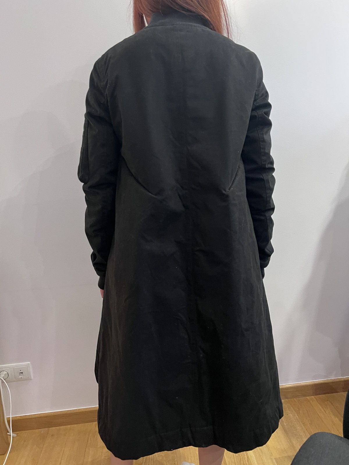 Rick Owens Drkshdw Rick Owens Drkshdw Long Bomber Jacket Size S / US 4 / IT 40 - 6 Thumbnail