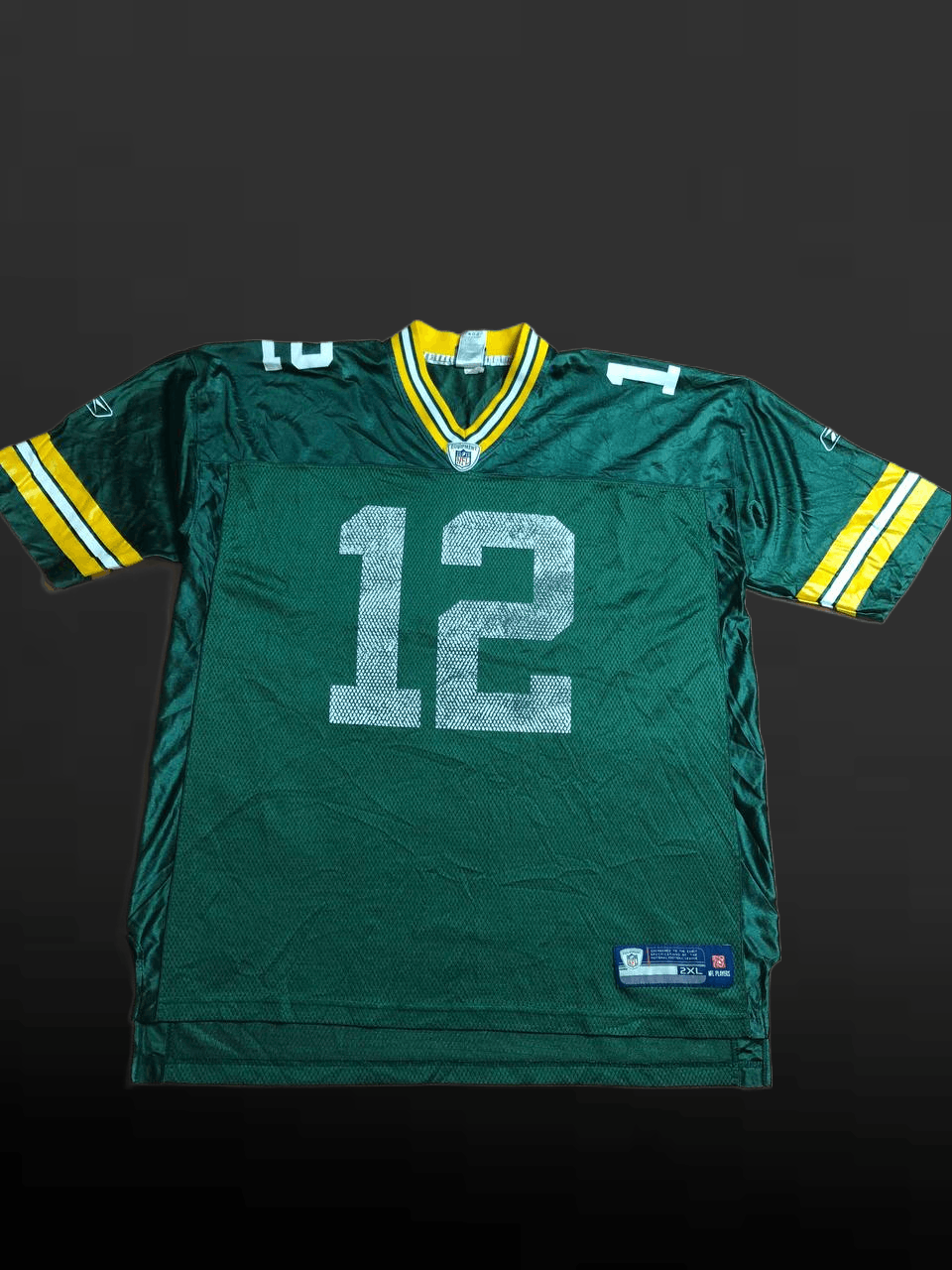 NFL Aaron Rodgers #12 Reebok On Field Green Bay Packers JERSEY Size US XXL / EU 58 / 5 - 1 Thumbnail