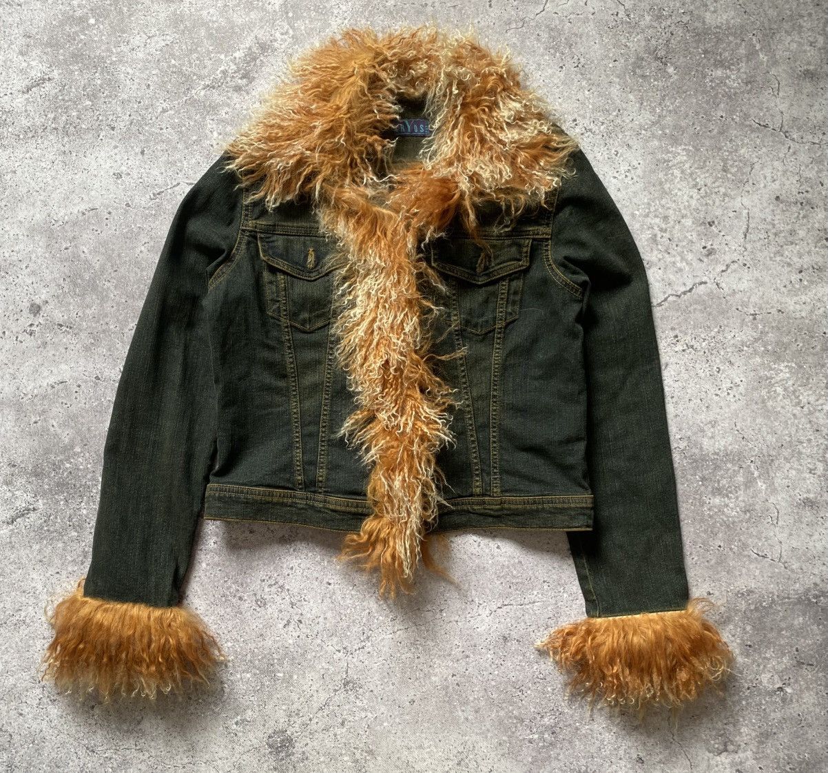 Other Vintage Avant Garde Opium y2k Napoleon Denim Jacket | Grailed