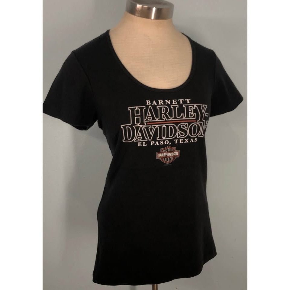 Harley Davidson × Vintage VTG 2006 Harley Davidson Shirt Large Women, Elastic Fabric Size L / US 10 / IT 46 - 4 Thumbnail