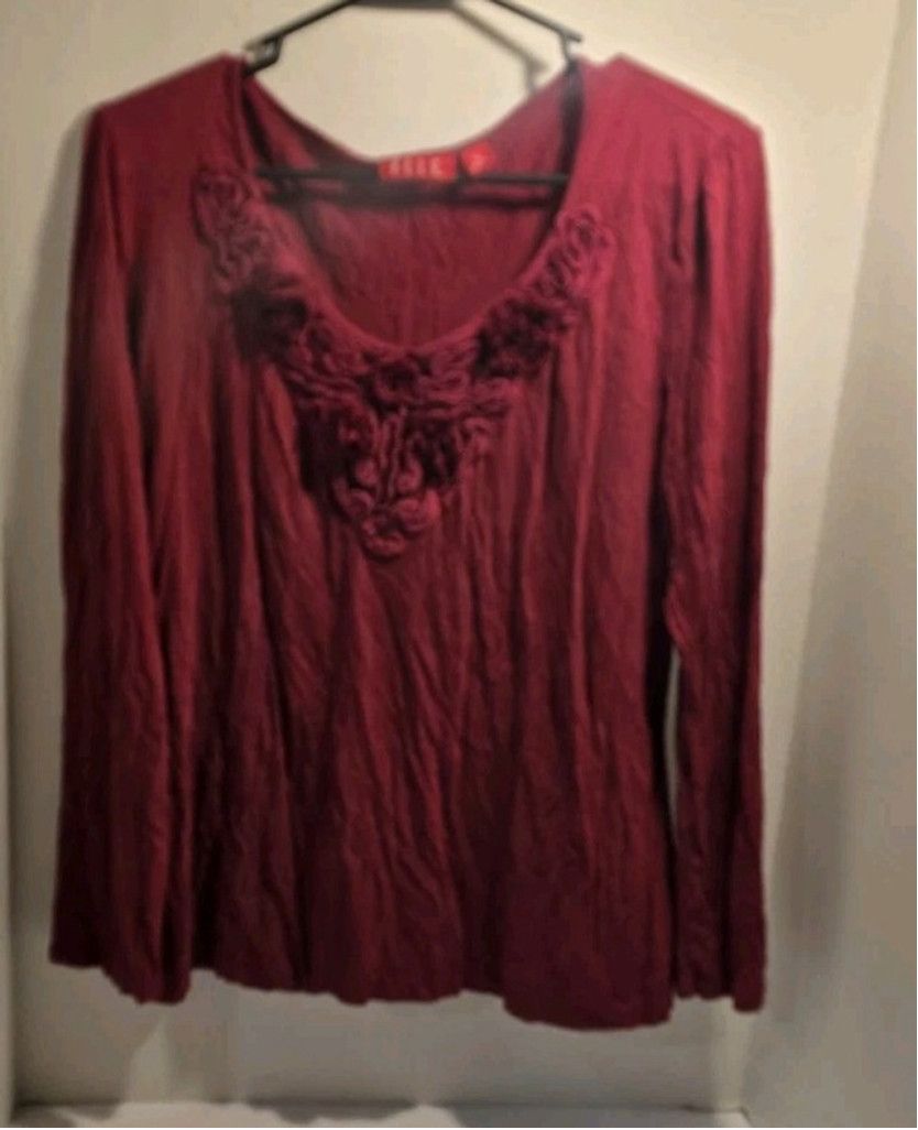 Ellesse elle women s long sleeve blouse Size XL / US 12-14 / IT 48-50 - 1 Thumbnail