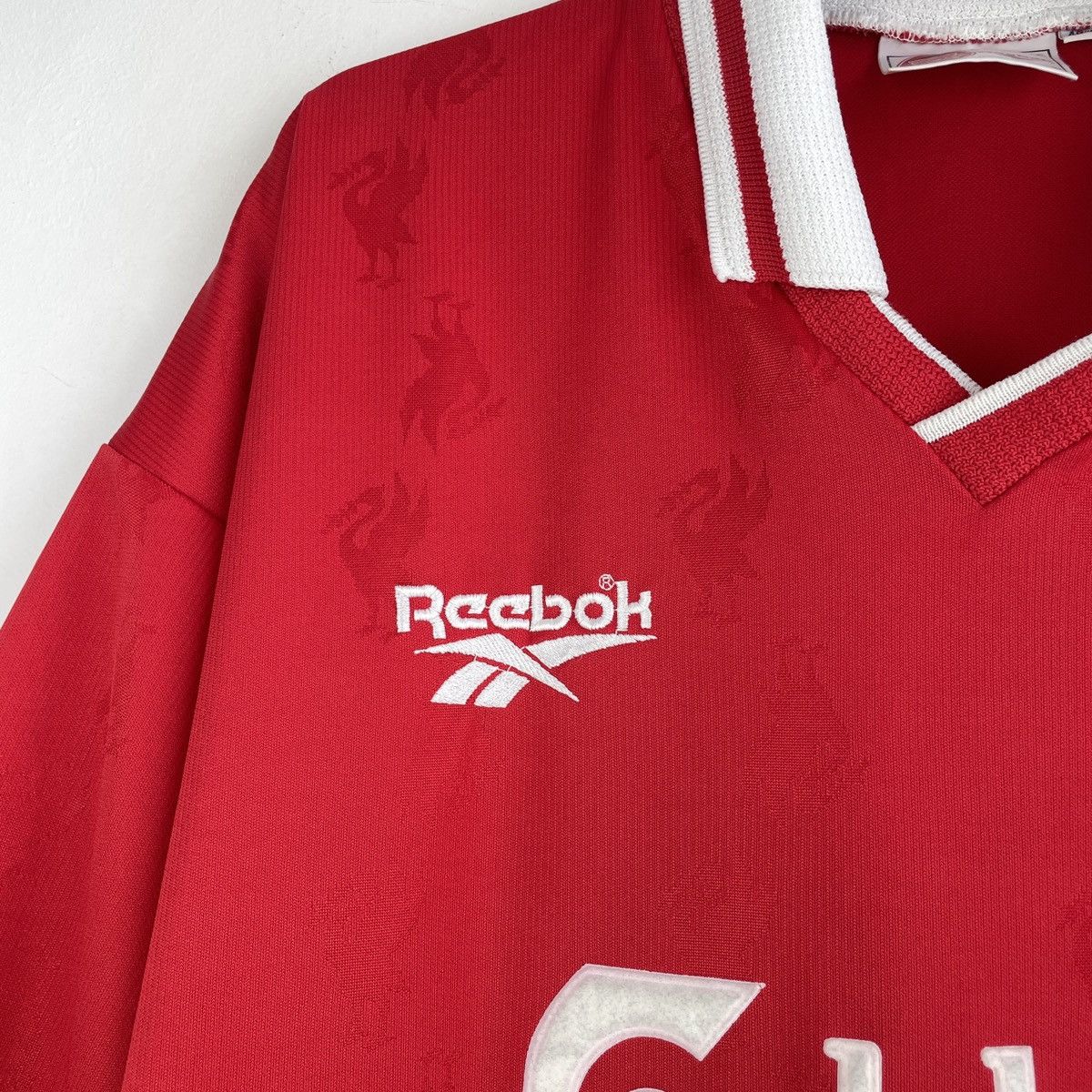 Reebok Vintage Liverpool 1996/1998 Reebok Home Jersey Shirt 46/48 Size US XL / EU 56 / 4 - 4 Thumbnail