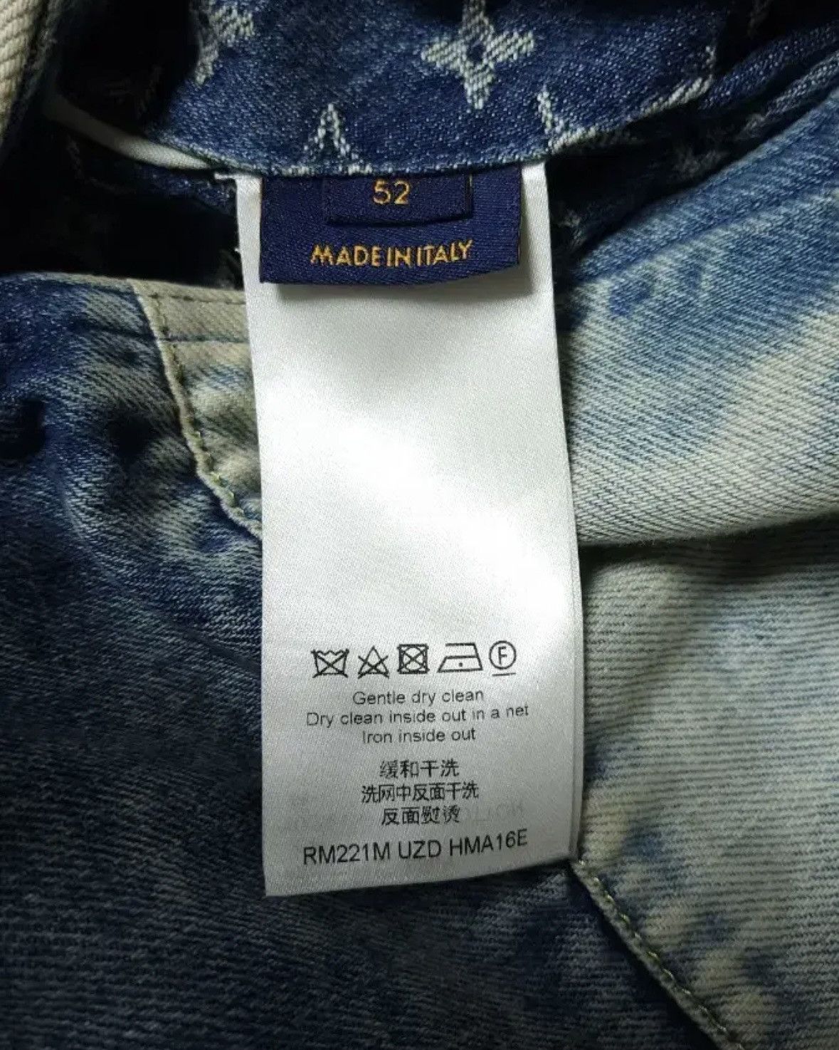 Louis Vuitton × Nigo Louis Vuitton Nigo Monogram Patchwork Denim Hood Zipup JKT Size US L / EU 52-54 / 3 - 9 Thumbnail