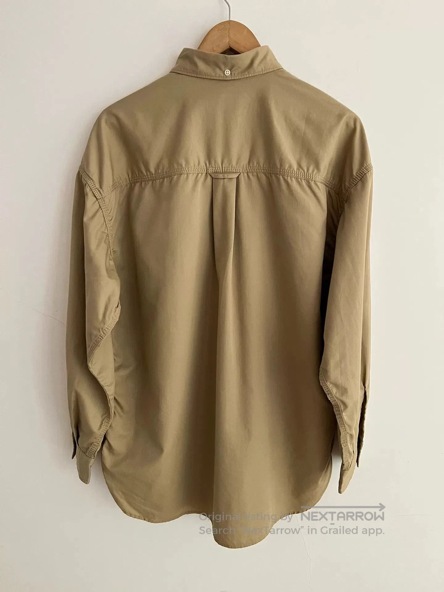 Nanamica nanamica button down wind shirt in khaki. Size US S / EU 44-46 / 1 - 2 Thumbnail