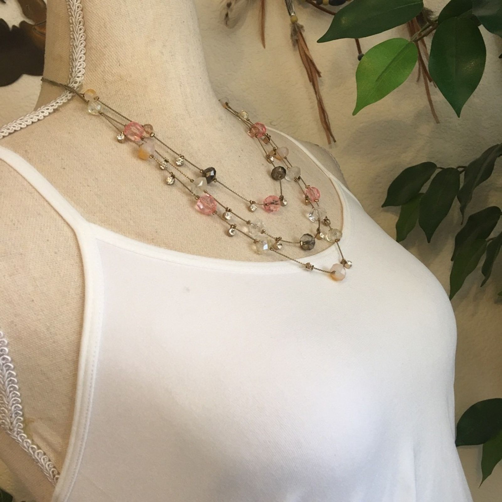 Vintage Vintage 90s multi strand layered chain necklace Size ONE SIZE - 2 Thumbnail