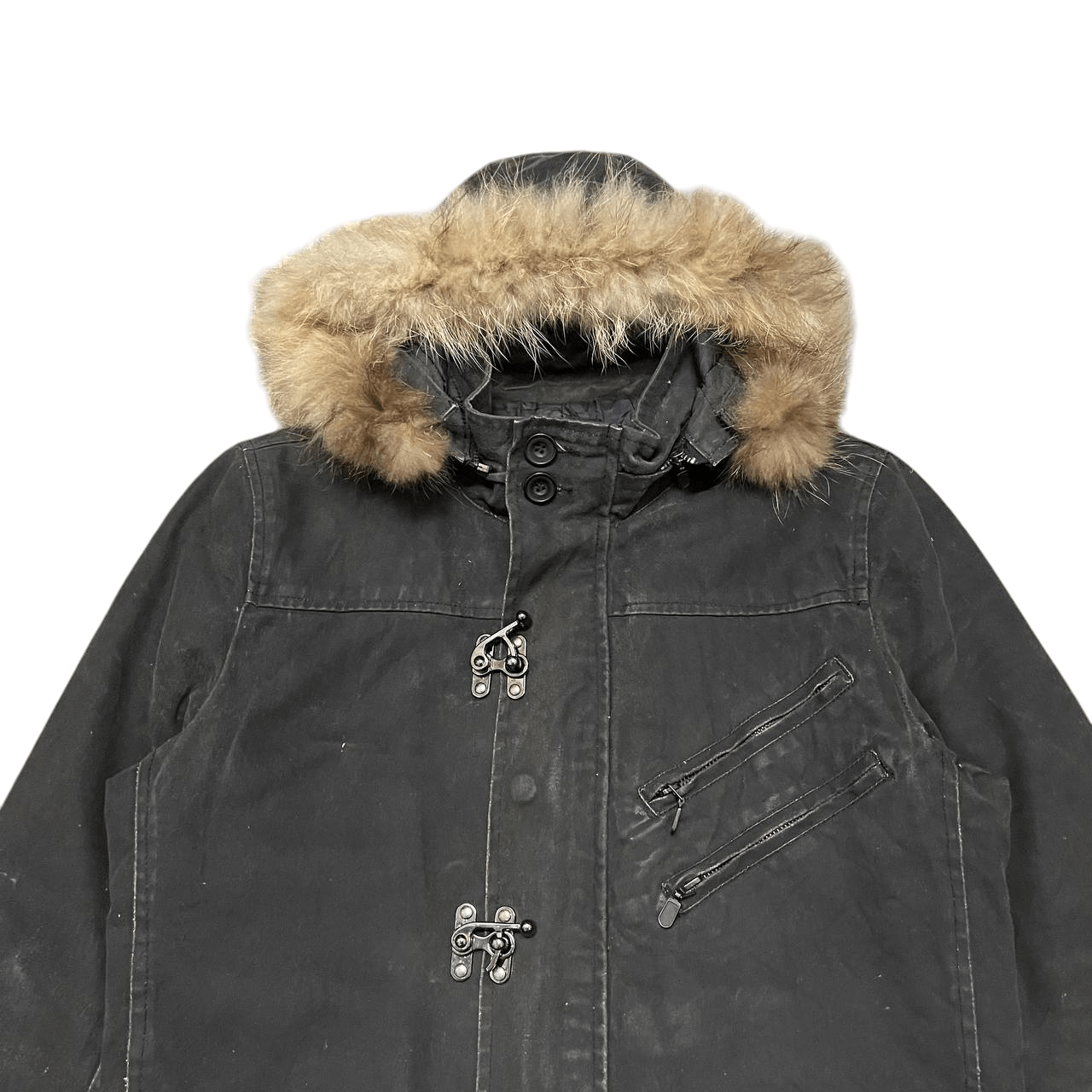 In The Attic Vintage In The Attic Fur Jacket Moleskin lgb Ifsxiwasnine Size US M / EU 48-50 / 2 - 2 Thumbnail