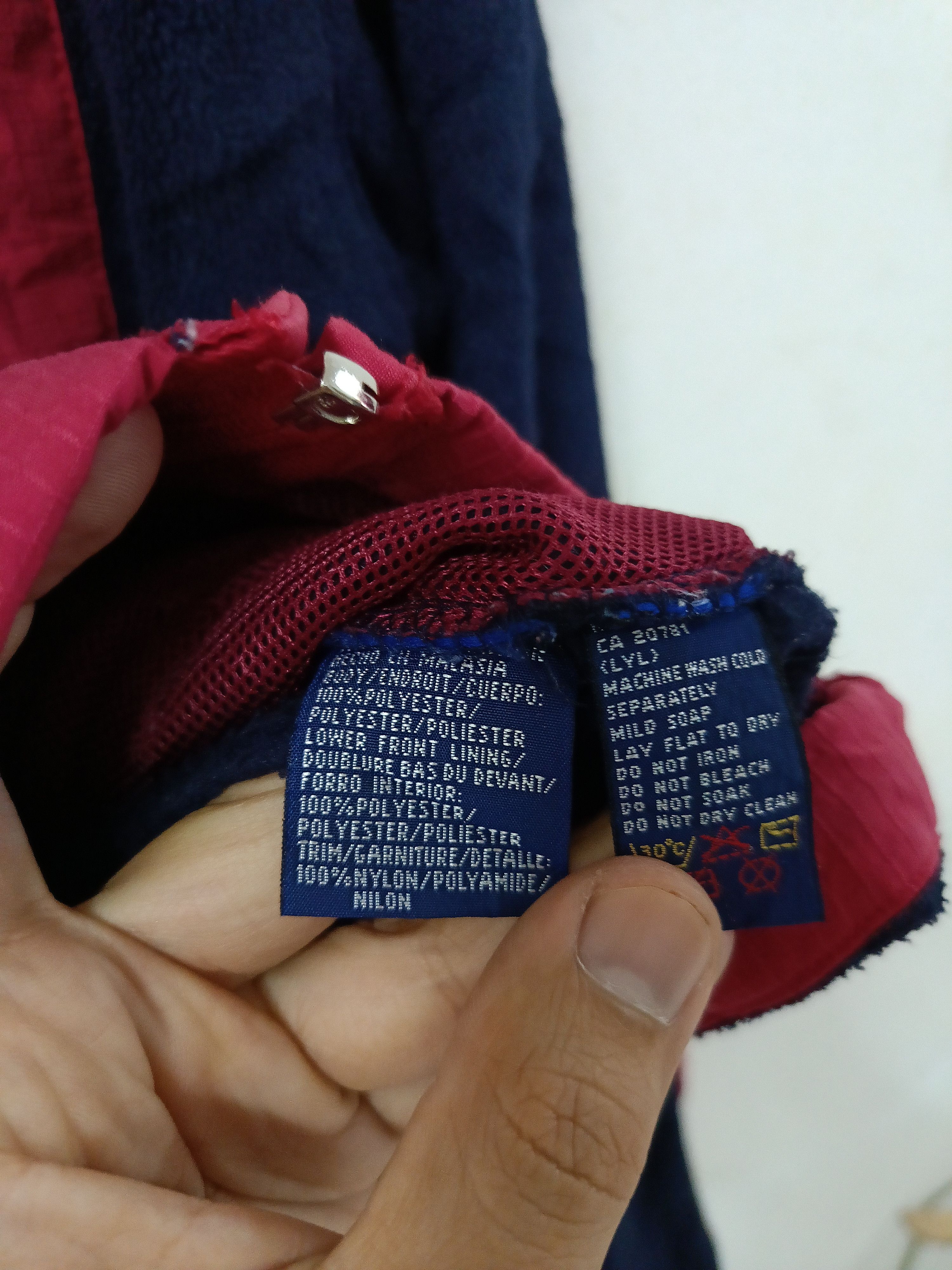 Tommy Hilfiger × Vintage Vtg Tommy Hilfiger sailing gear Fleece jacket Size US M / EU 48-50 / 2 - 7 Thumbnail
