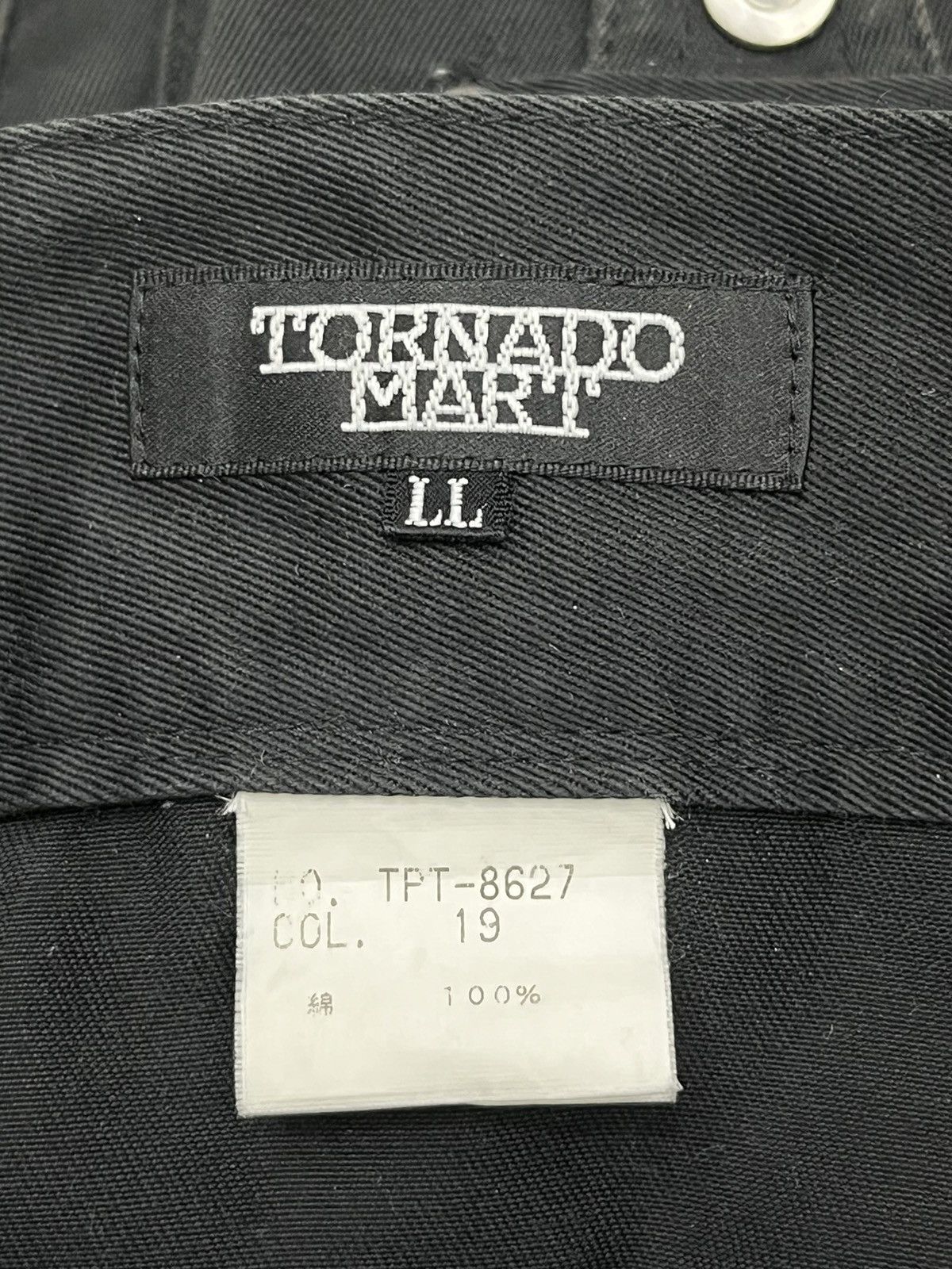 Tornado Mart Vintage TORNADO MART Rusty Black Bush Cargo Minimalist Flare Size US 32 / EU 48 - 15 Thumbnail