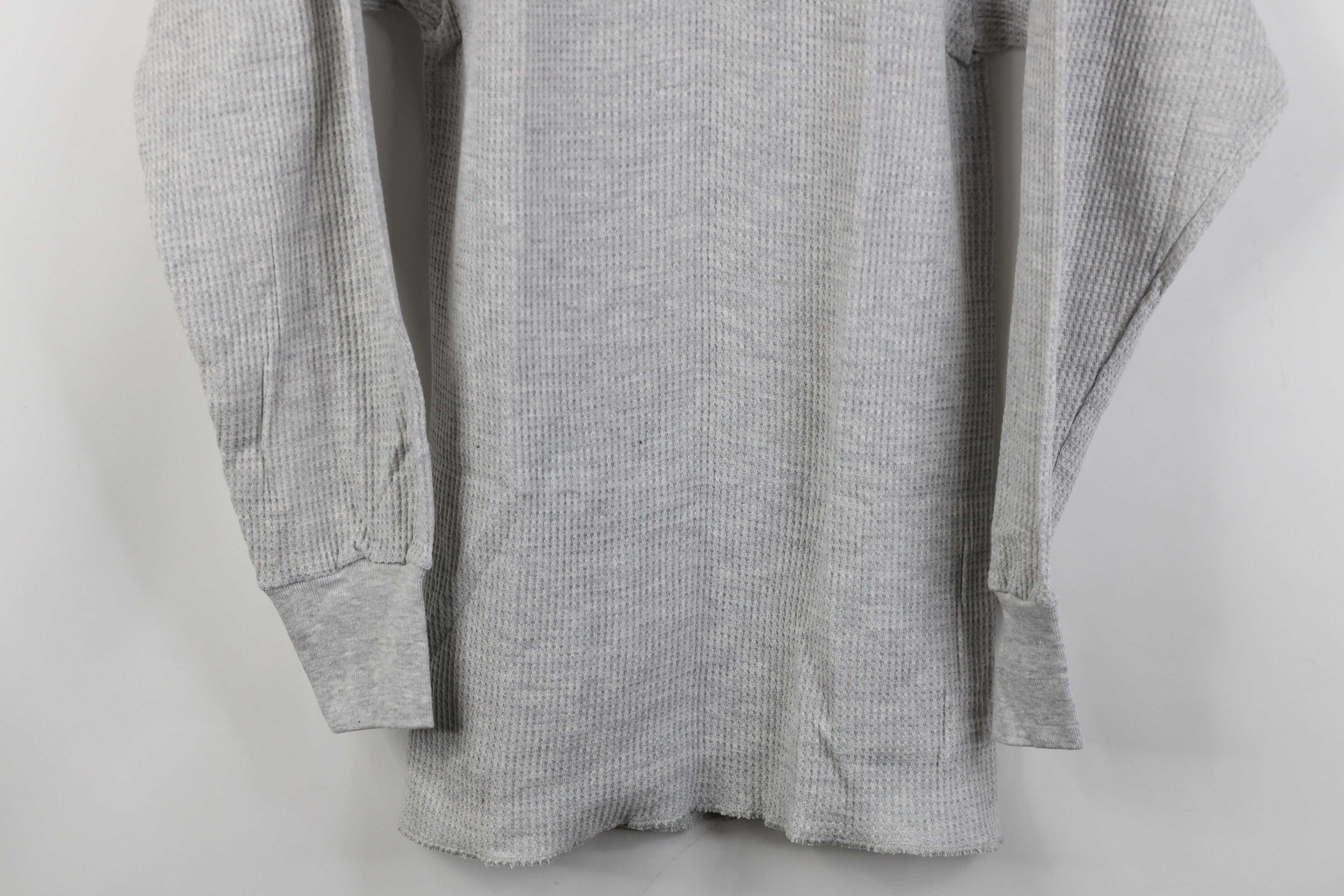 Vintage Vintage 70s Streetwear Waffle Knit Long Sleeve T-Shirt USA Size US L / EU 52-54 / 3 - 3 Thumbnail