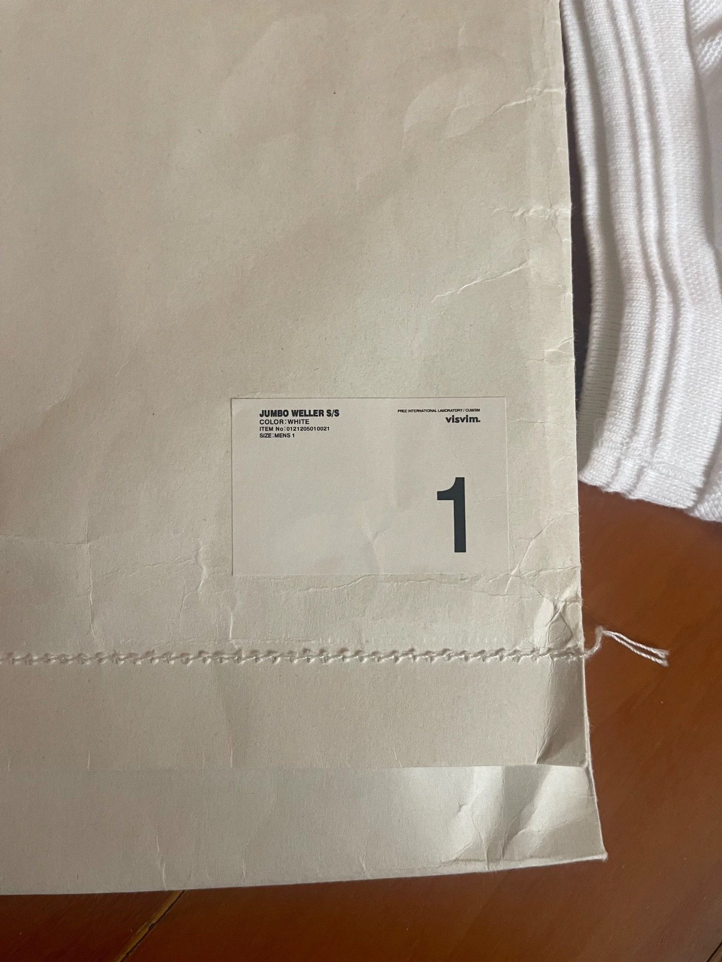 Visvim visvim 21aw jumbo weller polo white size 1 OG no carp Size US S / EU 44-46 / 1 - 6 Thumbnail