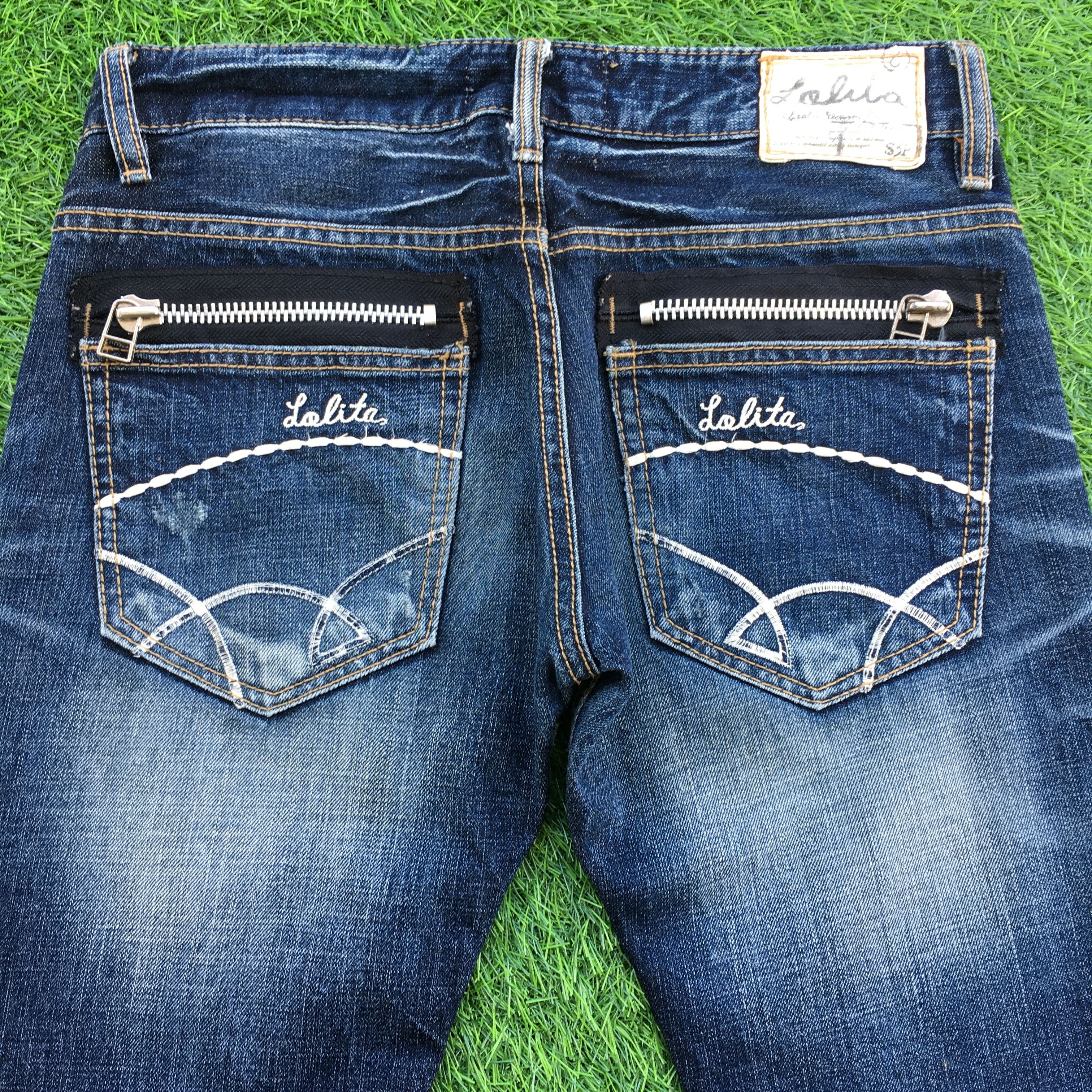 Japanese Brand Japanese medium blue wash 2000’s grunge jeans D-1099 Size 26" / US 2 / IT 38 - 4 Thumbnail