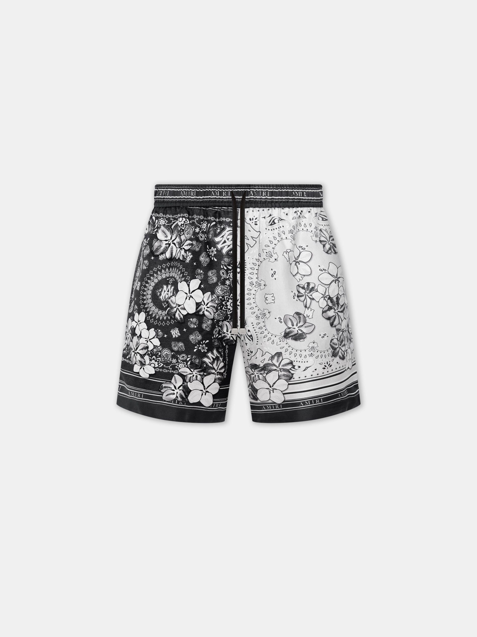 Amiri o1s1wg110825 Bandana Floral Shorts in Multicolor Size US 32 / EU 48 - 1 Thumbnail
