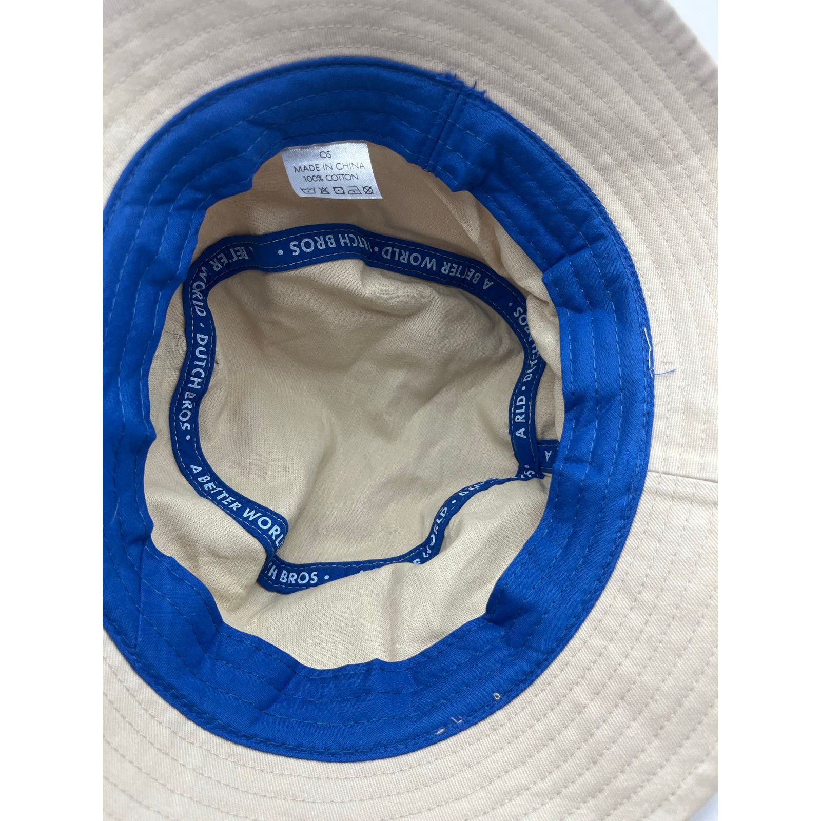 Unknown London Ditch Bros Merch Cargo Cap Tan Bucket Hat w/ Pocket One Size Size ONE SIZE - 3 Thumbnail