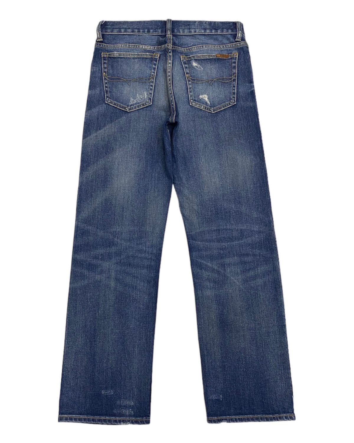 Polo Ralph Lauren POLO RALPH LAUREN DISTRESSED SLIM FIT DENIM JEANS Size US 28 / EU 44 - 2 Thumbnail
