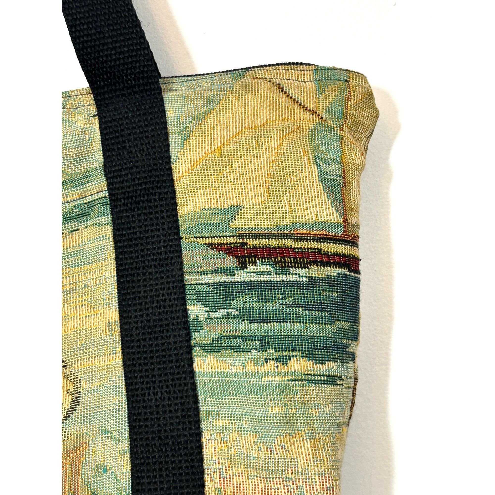 Other Tapestry Fabric Handbag Seaside Lighthouse Sailboats Seagull Size ONE SIZE - 11 Thumbnail