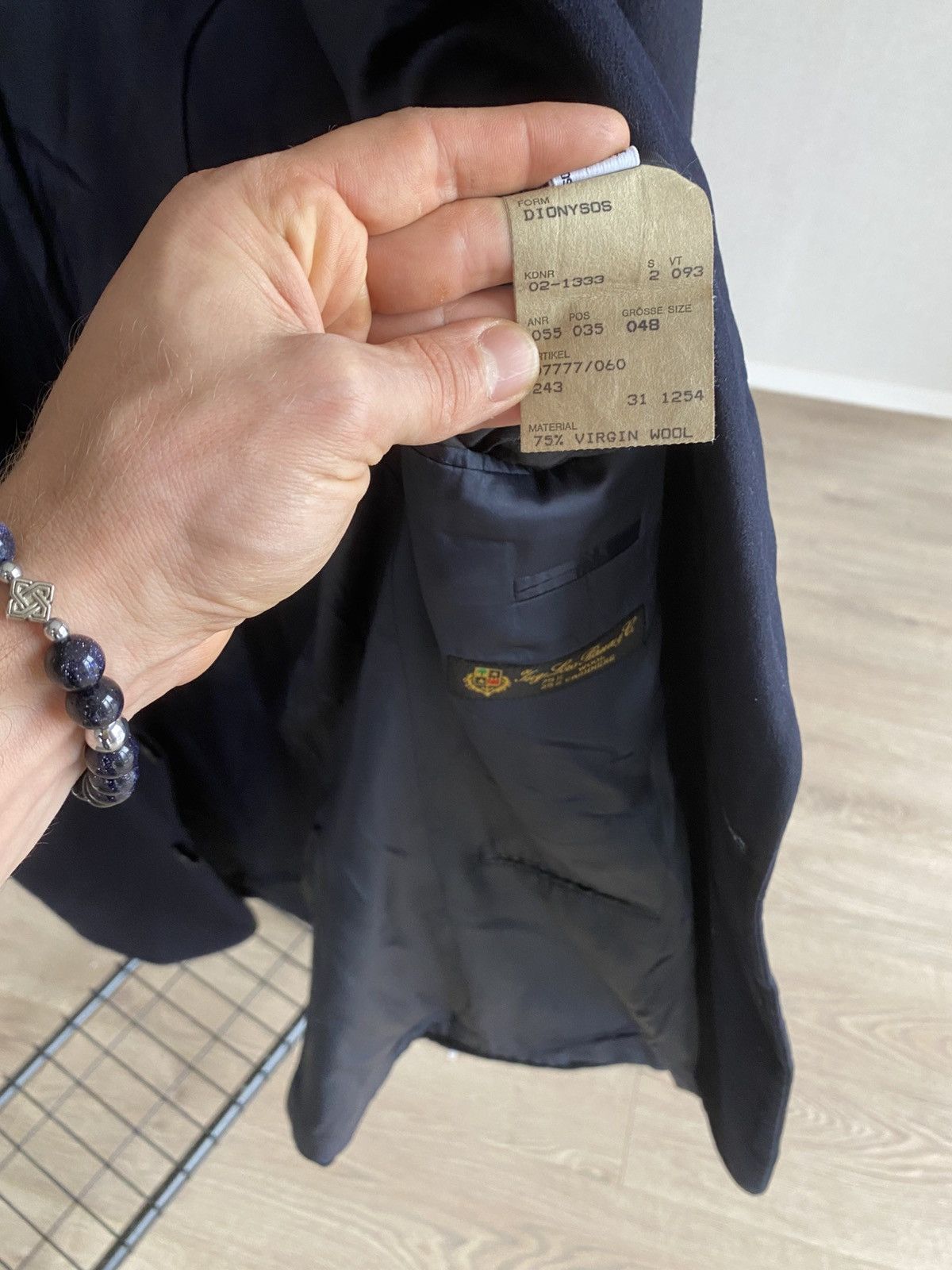 Hugo Boss Vintage BOSS Blazer in Loro Piana Wool Size 40L - 7 Thumbnail