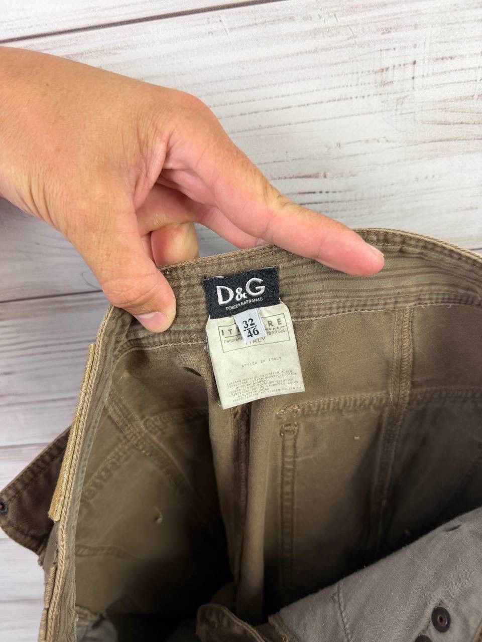 Dolce & Gabbana DOLCE GABBANA Cargo Pants Trousers D&G Size US 32 / EU 48 - 12 Thumbnail