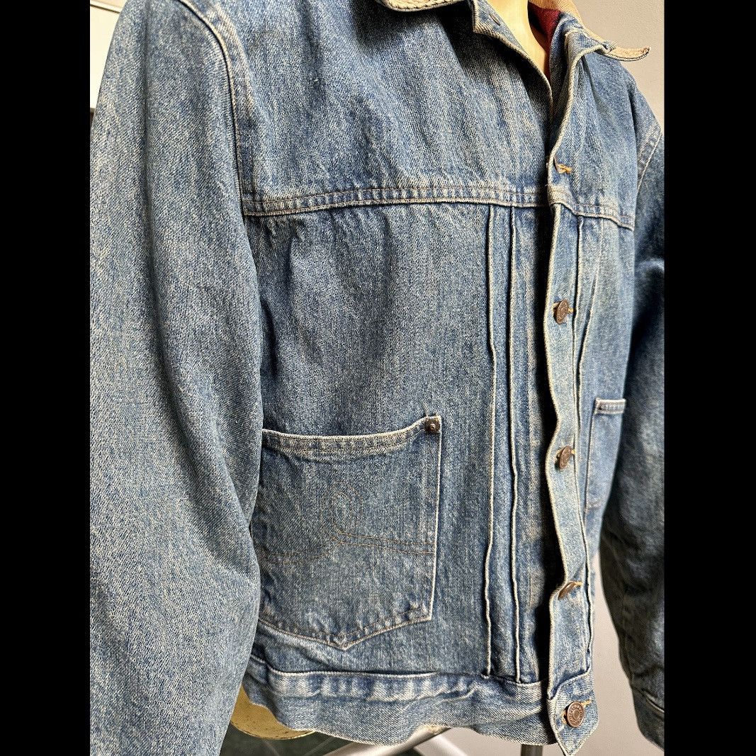 Polo Ralph Lauren VINTAGE POLO WESTERN RALPH LAUREN DENIM JACKET WOOL LINING Size US L / EU 52-54 / 3 - 4 Thumbnail