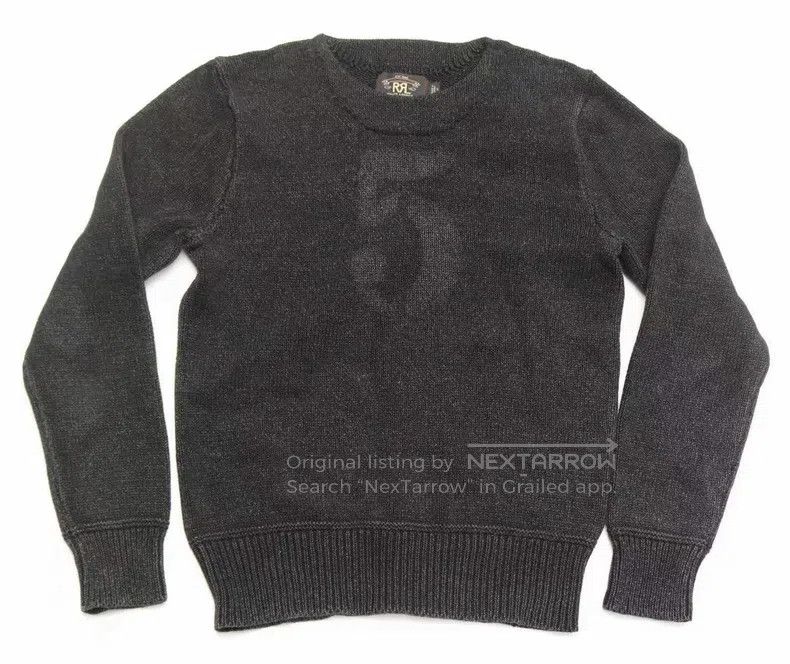 RRL Ralph Lauren RRL Ralph Lauren Vintage washed and aged charcoal black "L Size US S / EU 44-46 / 1 - 2 Thumbnail