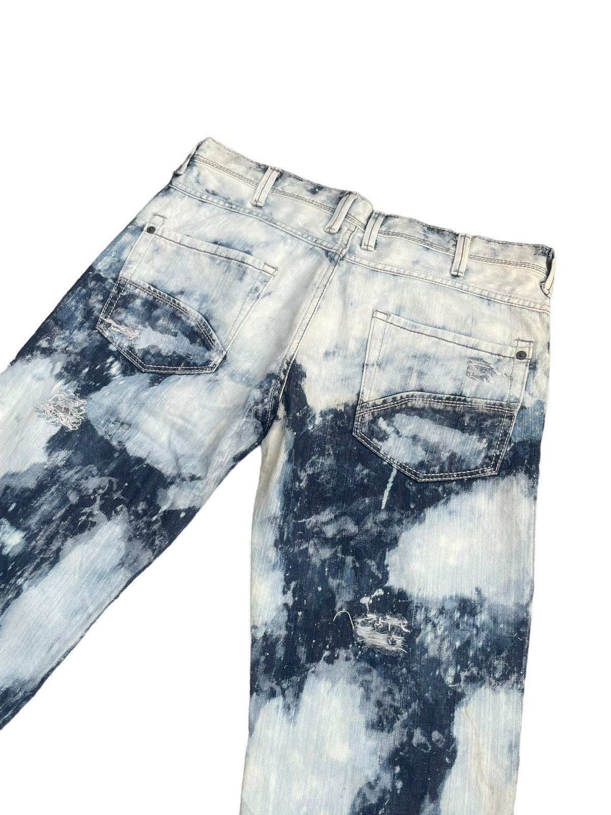 DKNY × Designer DKNY Bleach & Distresed Denim Size US 40 / EU 56 - 8 Thumbnail