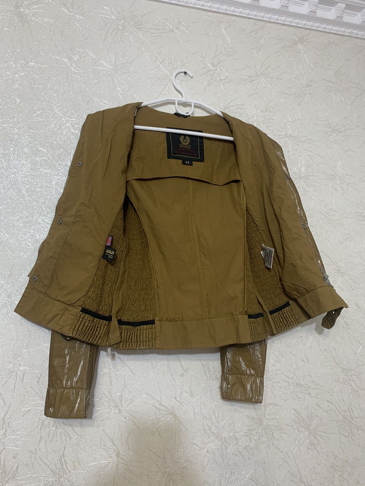 Belstaff Belstaff Gold Label Biker Gold Metallic Jacket Made In Italy Size M / US 6-8 / IT 42-44 - 10 Thumbnail