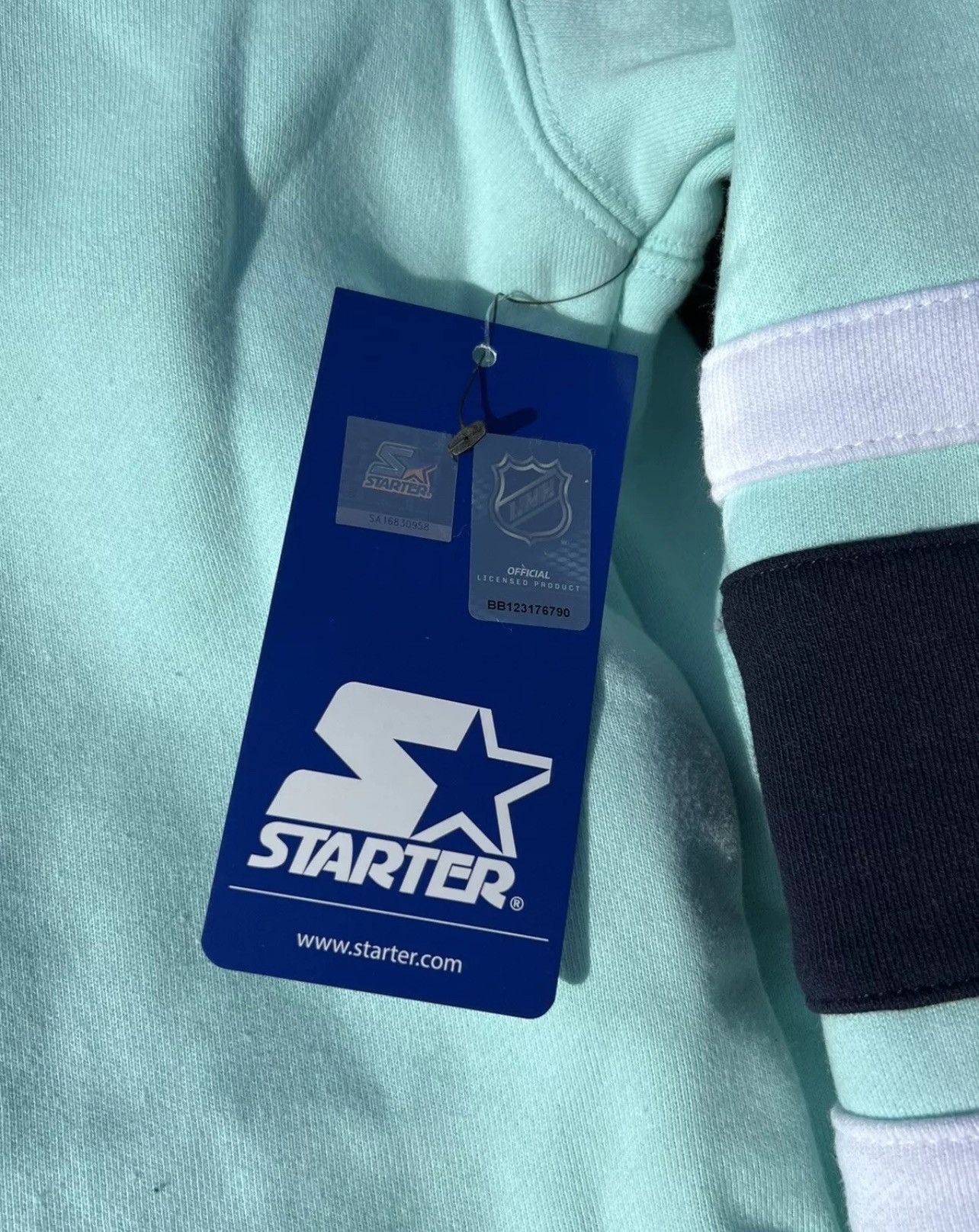 NHL × Starter Starter X GIII Seattle Kraken NHL Lace Up Relaxed Fit Size US XL / EU 56 / 4 - 5 Thumbnail