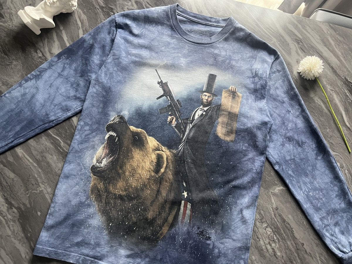 The Mountain The Mountain : Abraham Lincoln Riding Bear Tie Dye Size US M / EU 48-50 / 2 - 1 Thumbnail