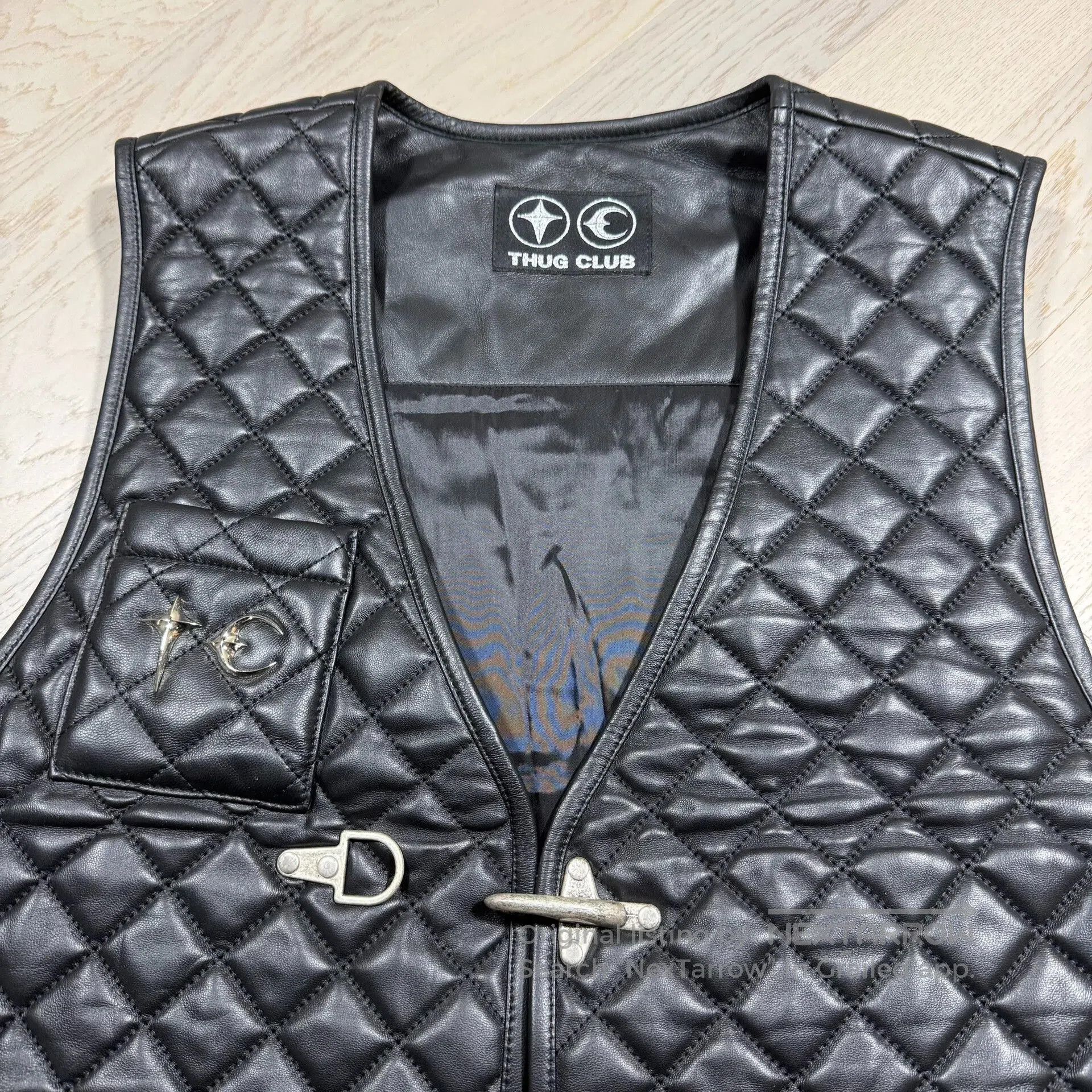 Visvim Thug Club Quilted Leather Vest. Size US XL / EU 56 / 4 - 3 Thumbnail