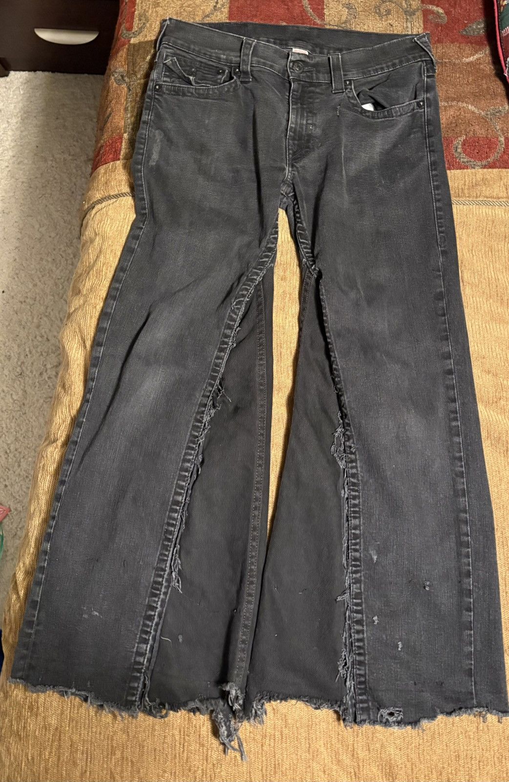 True Religion True Religion Skinny Flap Flare Size US 33 - 1 Thumbnail