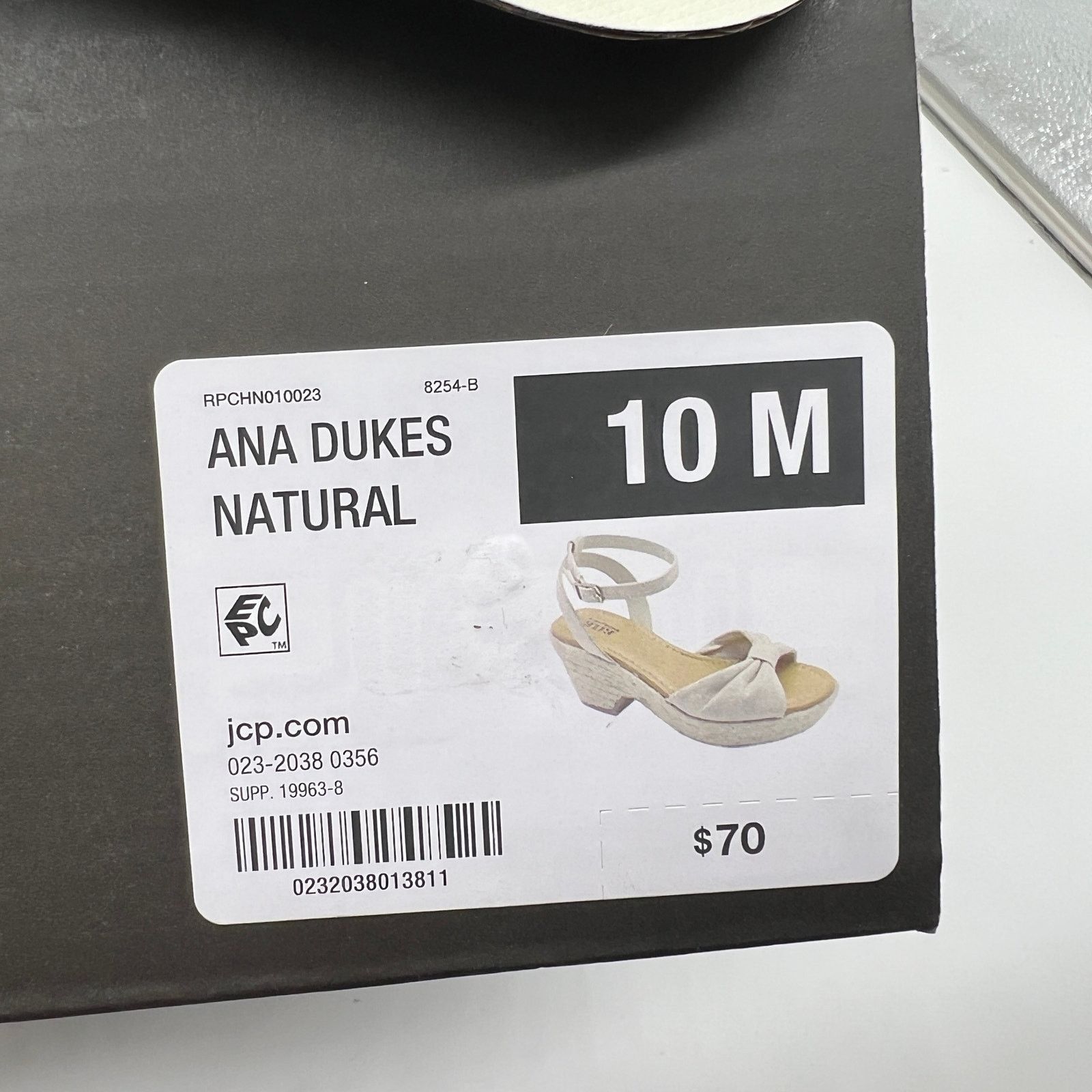 Other a.n.a Womens Dukes Heeled Sandals Brown Natural Size 10M Size US 10 / IT 40 - 8 Thumbnail