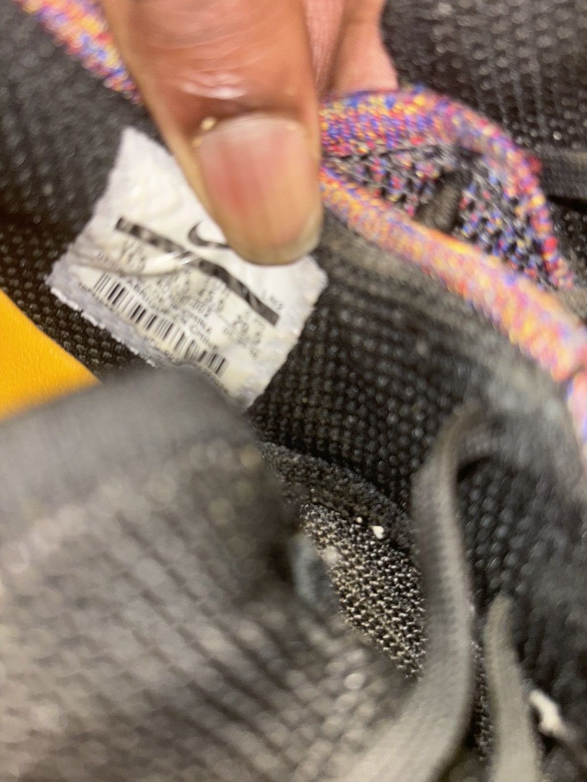 Nike Nike Kobe Nxt 360 Black Multi Color 2.0 Size US 11.5 / EU 44-45 - 7 Thumbnail