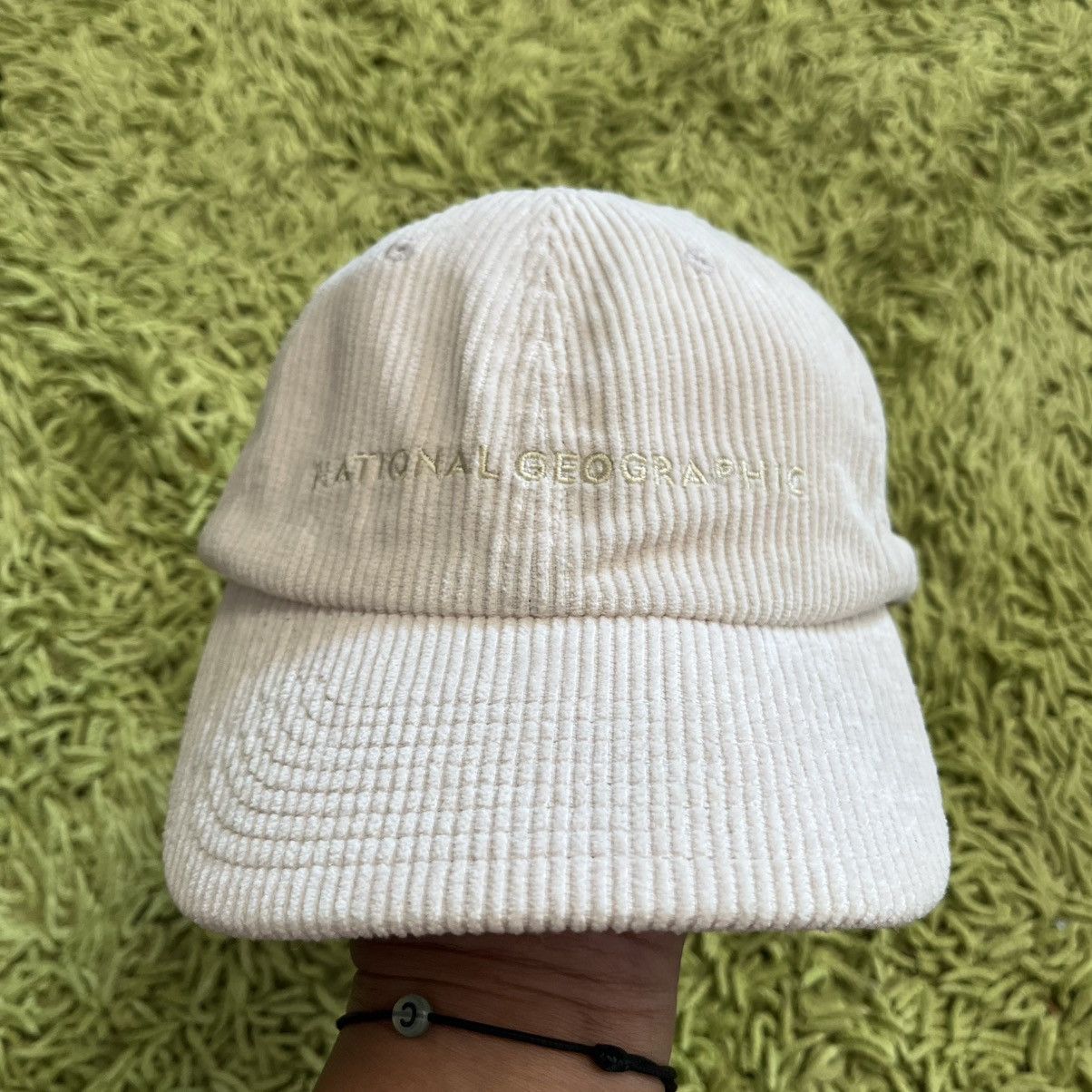 Japanese Brand National geographic corduroy hat Size ONE SIZE - 1 Thumbnail