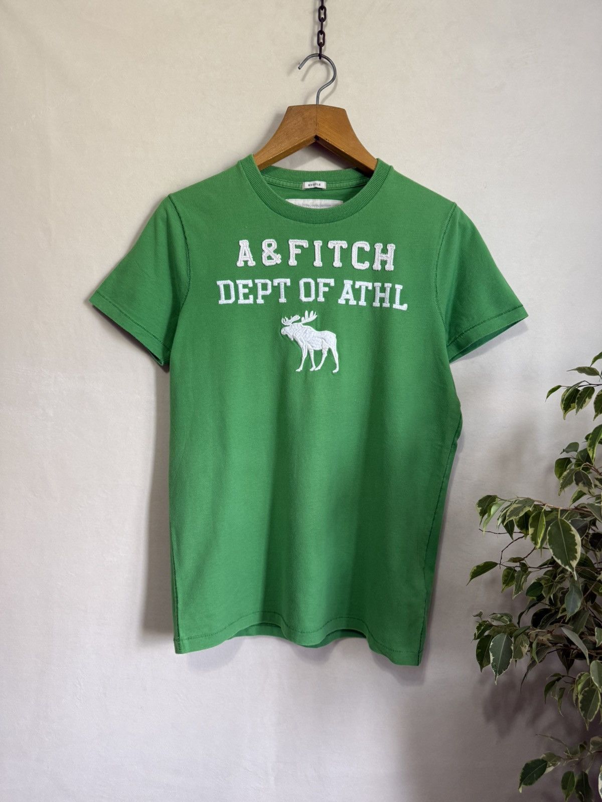 Vintage Y2K Abercrombie & Fitch Muscle M Mens Henley