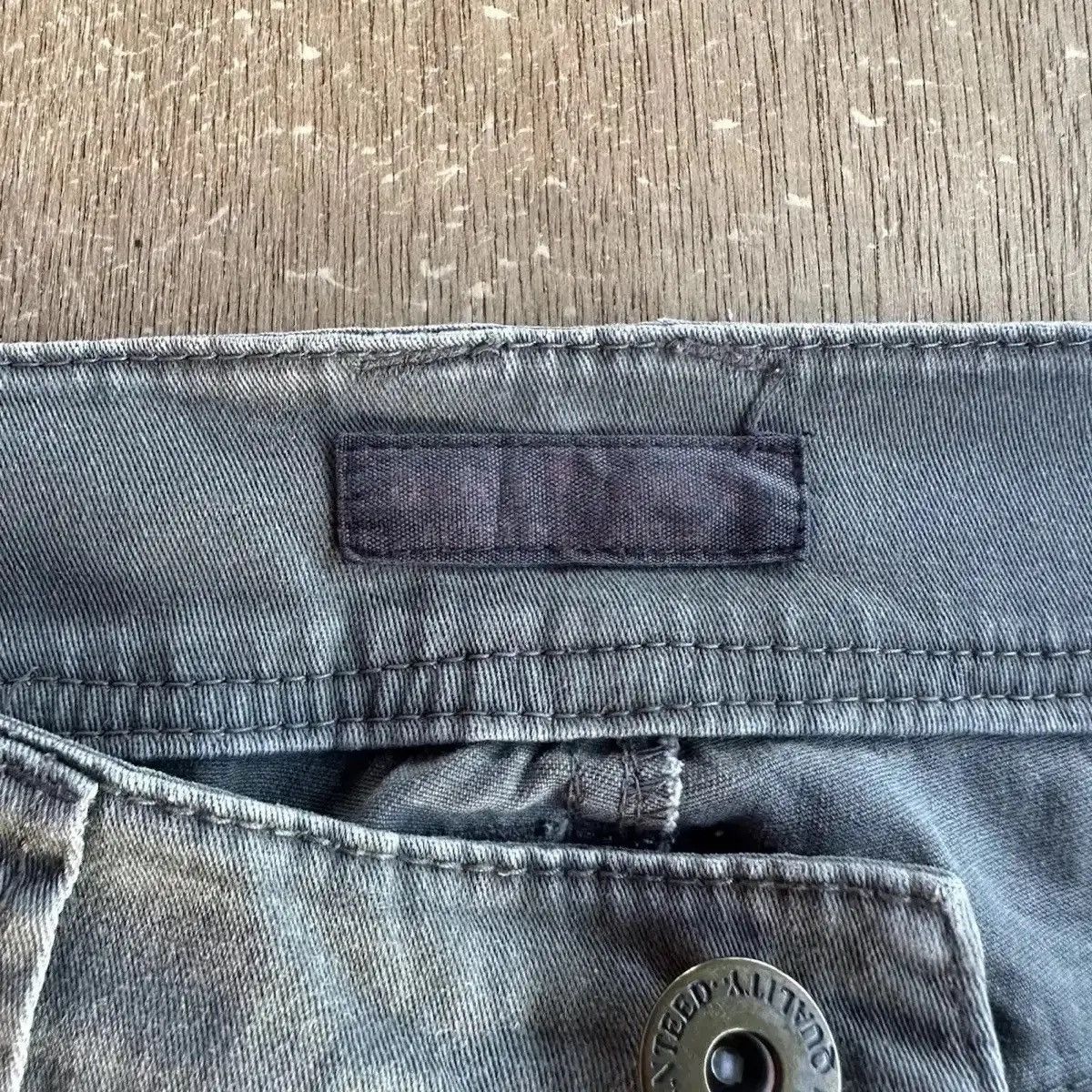 Japanese Brand DAILY TOPIC JAPAN TROUSERS FADED VTG DOUBLE KNEE BUSH PANTS Size US 30 / EU 46 - 5 Thumbnail