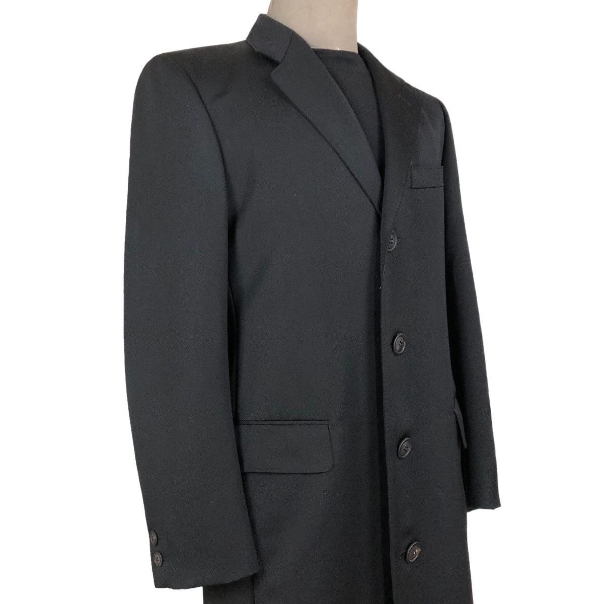 Issey Miyake Vintage Issey Miyake Men 2000 A/W Laine Wool Overcoat Size US M / EU 48-50 / 2 - 10 Thumbnail