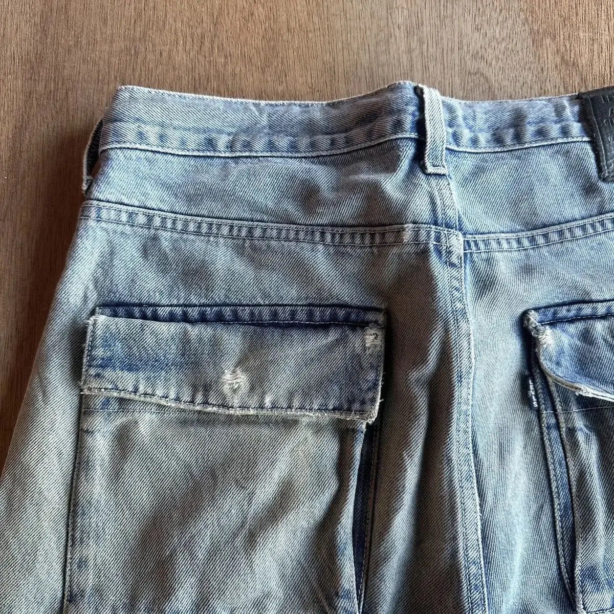 Levi's Made & Crafted LEVI’S MADE & CRAFT DENIM DOUBLE KNEE RIPPED WORK WEAR PANTS Size US 30 / EU 46 - 22 Thumbnail