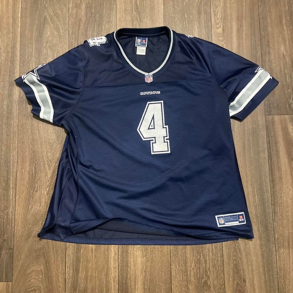 NFL Dallas Cowboys Prescott navy and white jersey size 2XL Size US XXL / EU 58 / 5 - 1 Thumbnail