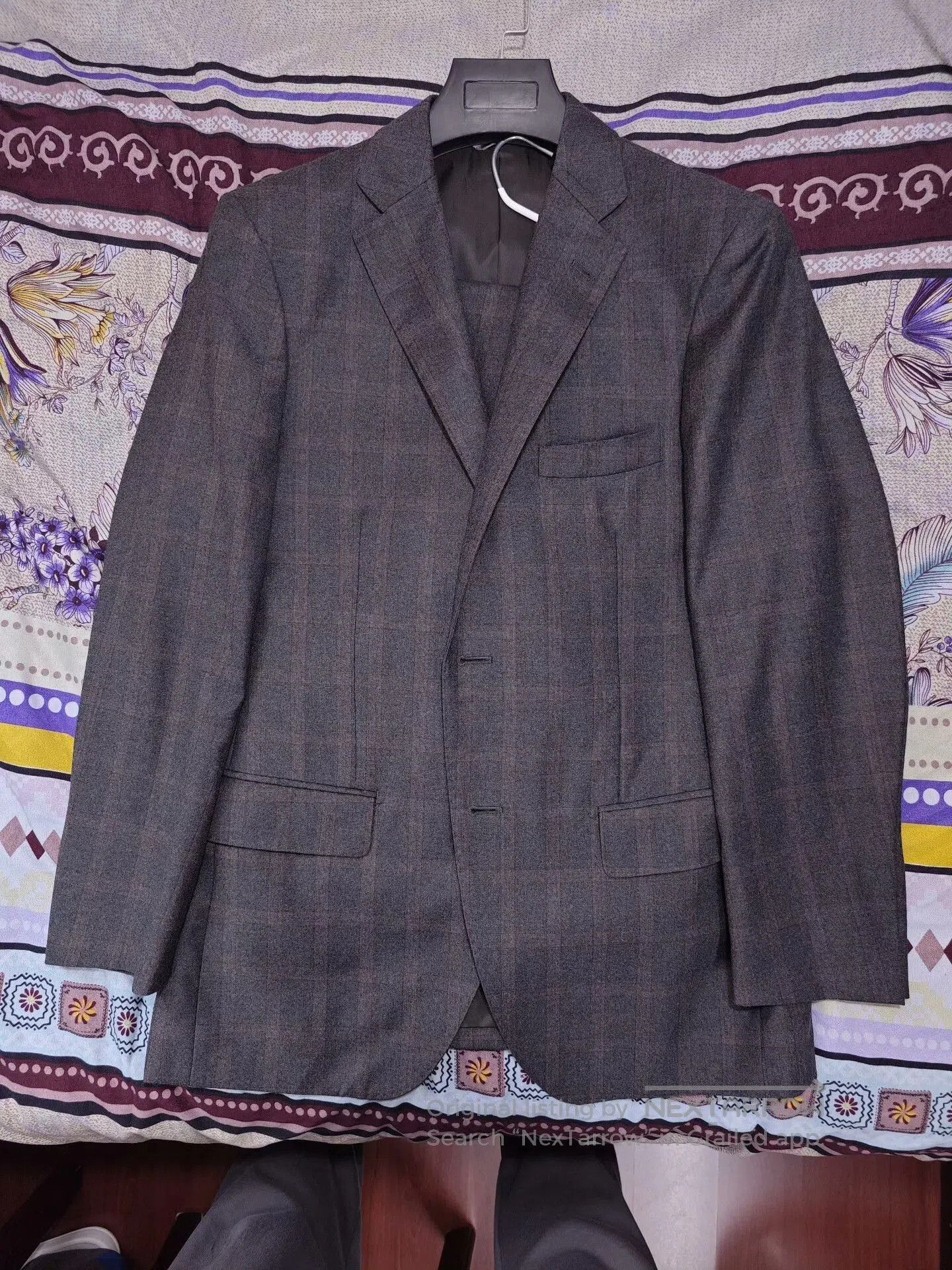 Boglioli Custom Wool Suit Set from Italy. Size US M / EU 48-50 / 2 - 4 Thumbnail