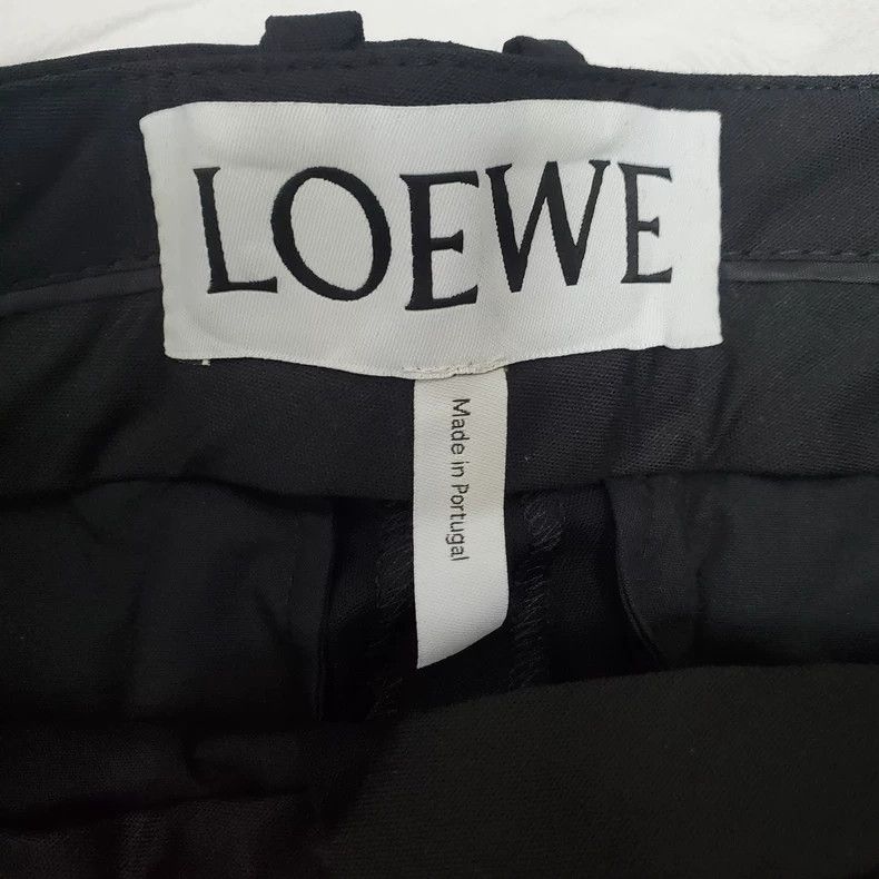 Loewe LOEWE Ms.Wool dress pants high waist black Size 25" / US 0 / IT 36 - 3 Thumbnail