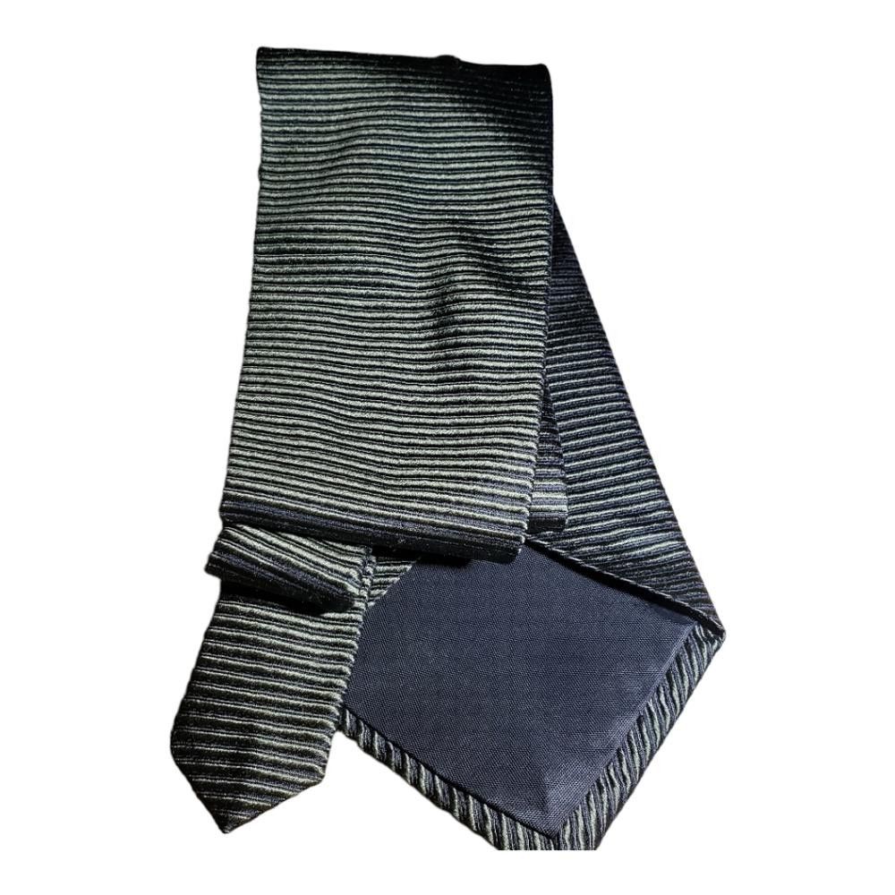 Designer T111 Anne Klein Vintage Silk Olive Tie 56" Size ONE SIZE - 4 Thumbnail