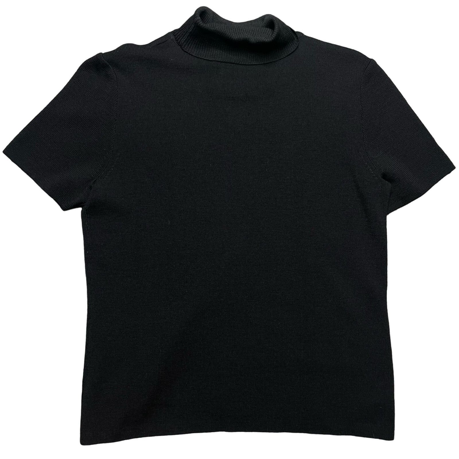 Other Dana Buchman Petite Short Sleeve Turtleneck Knit Top Size S / US 4 / IT 40 - 4 Thumbnail