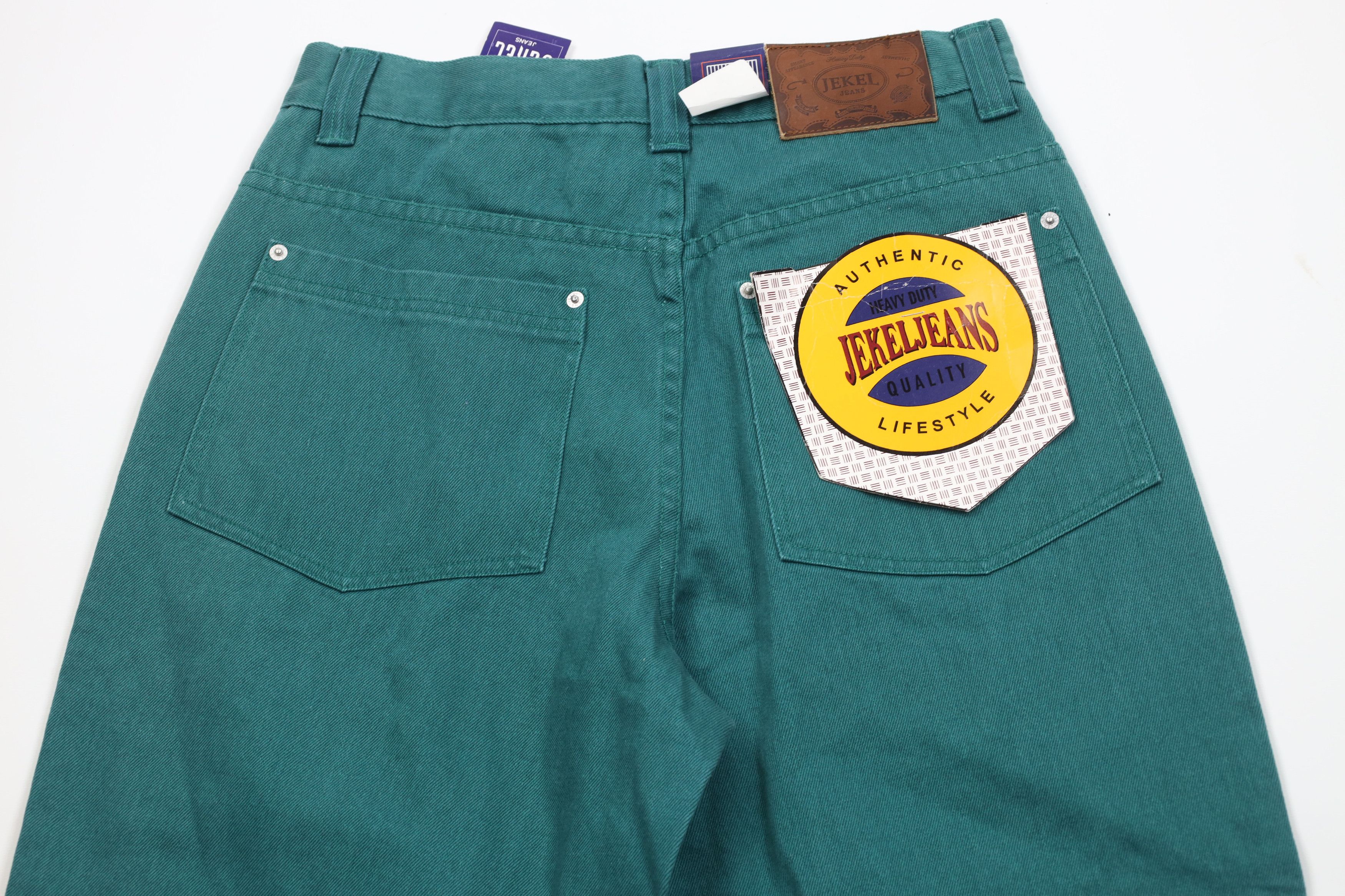Vintage Deadstock Vintage 90s Streetwear Fit Skateboard Jeans Green Size US 32 / EU 48 - 12 Thumbnail