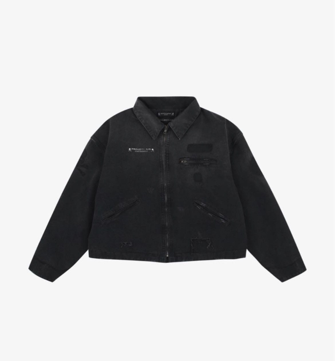 Mastermind Japan × PROJECT G/R PROJECT GR MASTERMIND DISTRESSED CANVAS WORK JACKET size 1 Size US S / EU 44-46 / 1 - 2 Thumbnail