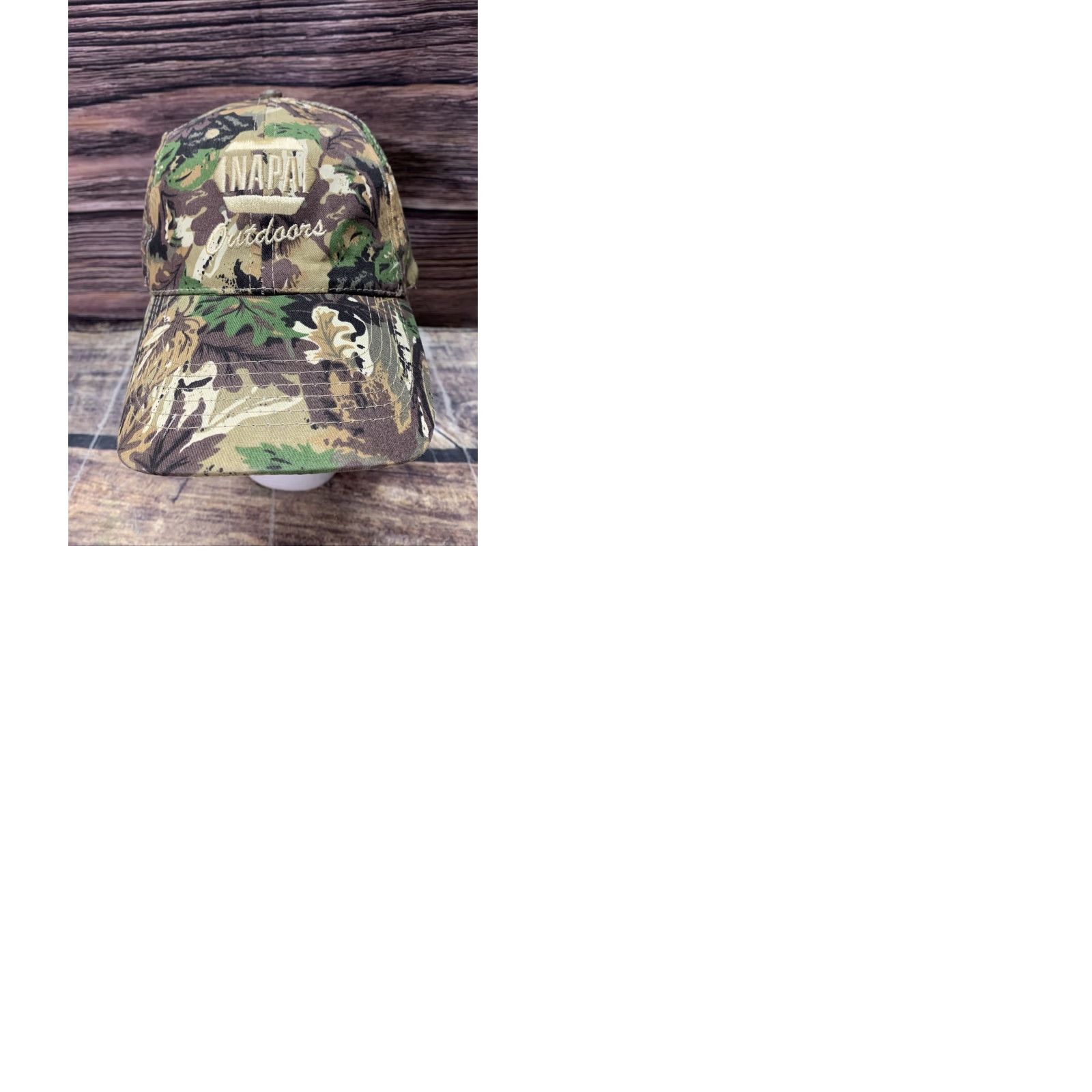 Vintage NAPA Outdoors Camouflage Hat Cap Adjustable Hook Loop Camo Know How Men Baseball Cap Adjustable Camouflage Hat Cap NAPA Outdoors Size ONE SIZE - 9 Thumbnail